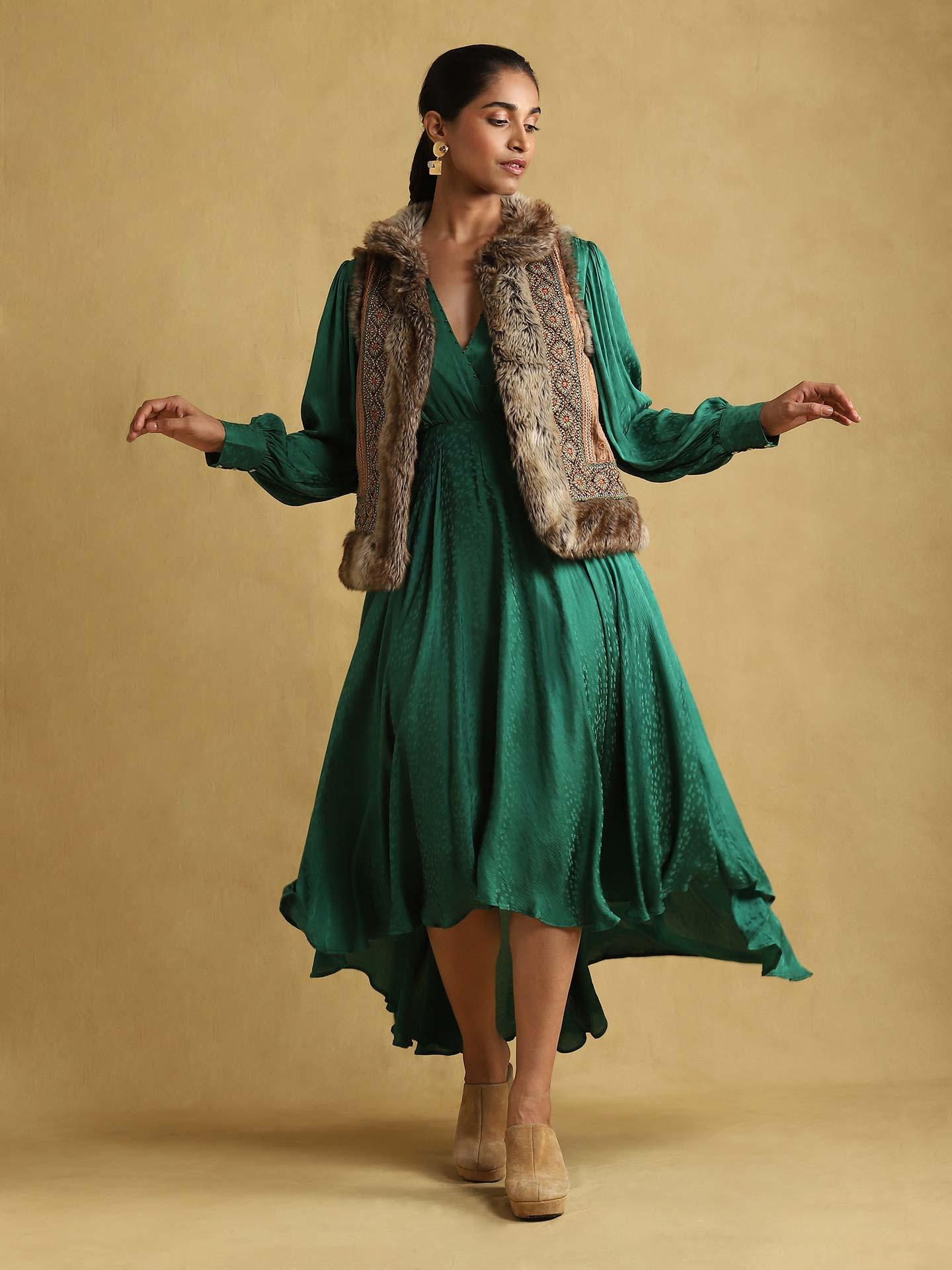 Black Zora Suede Structured Jacket