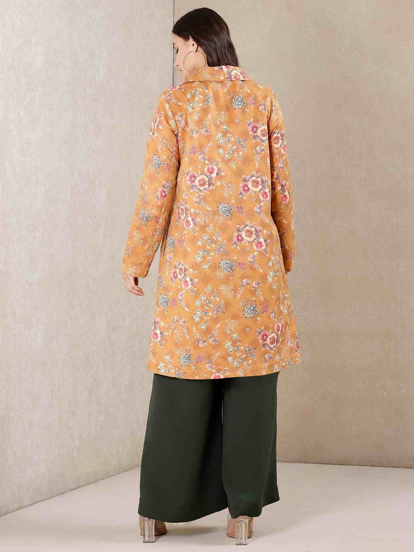 Mustard Vintage Bright Suede Jacket