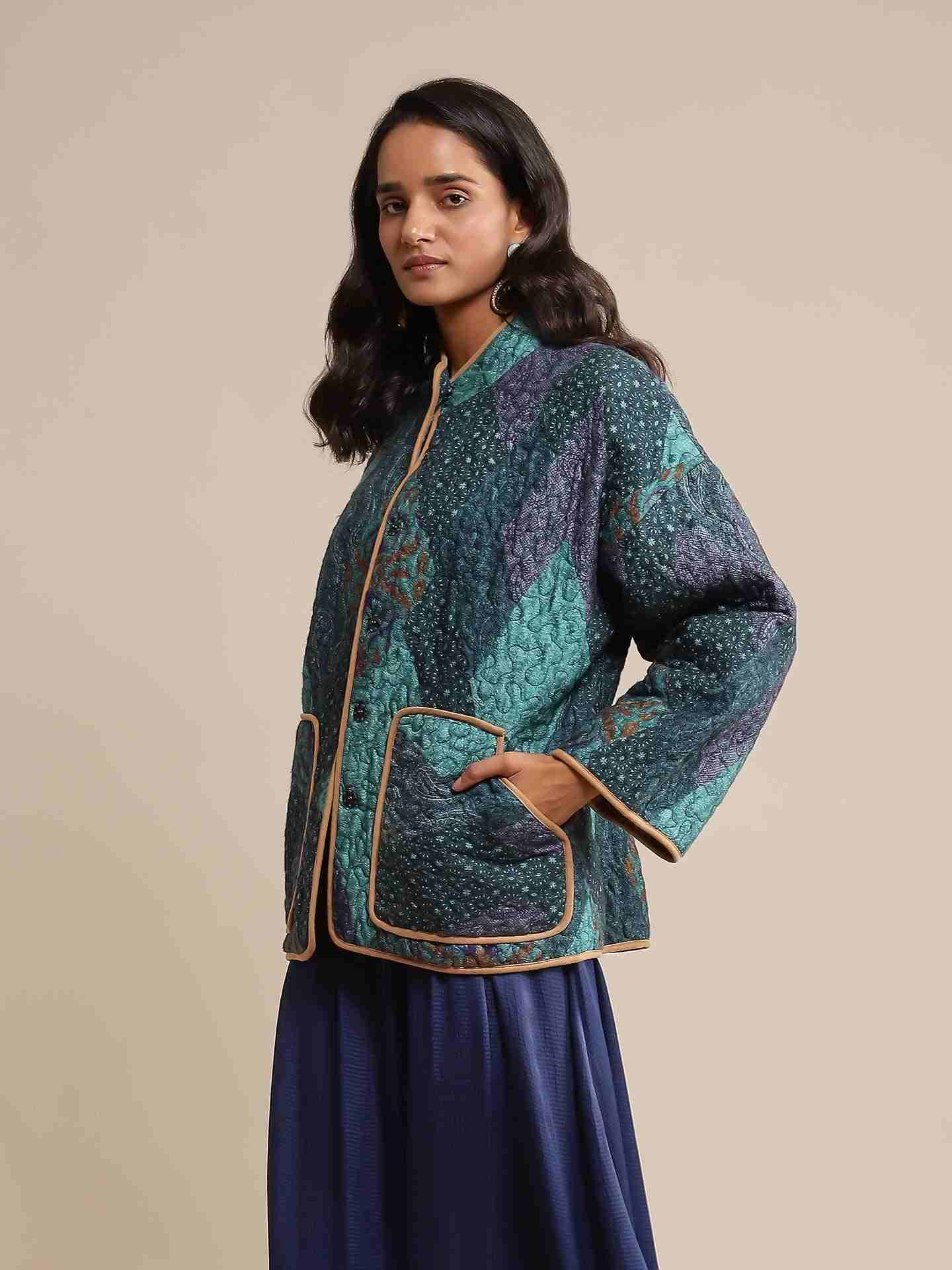 Blue Caroline Structured Jacket