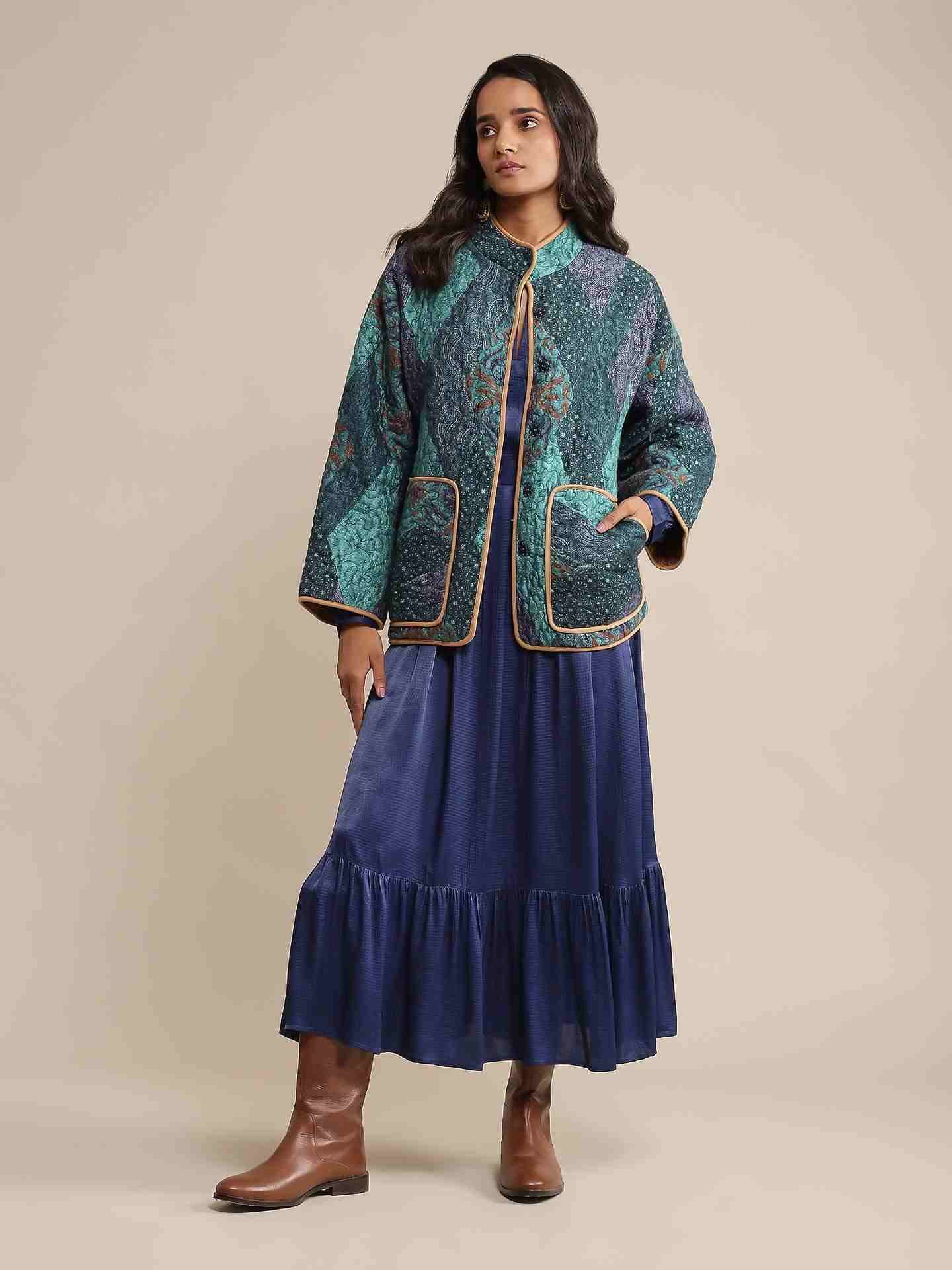 Blue Caroline Structured Jacket