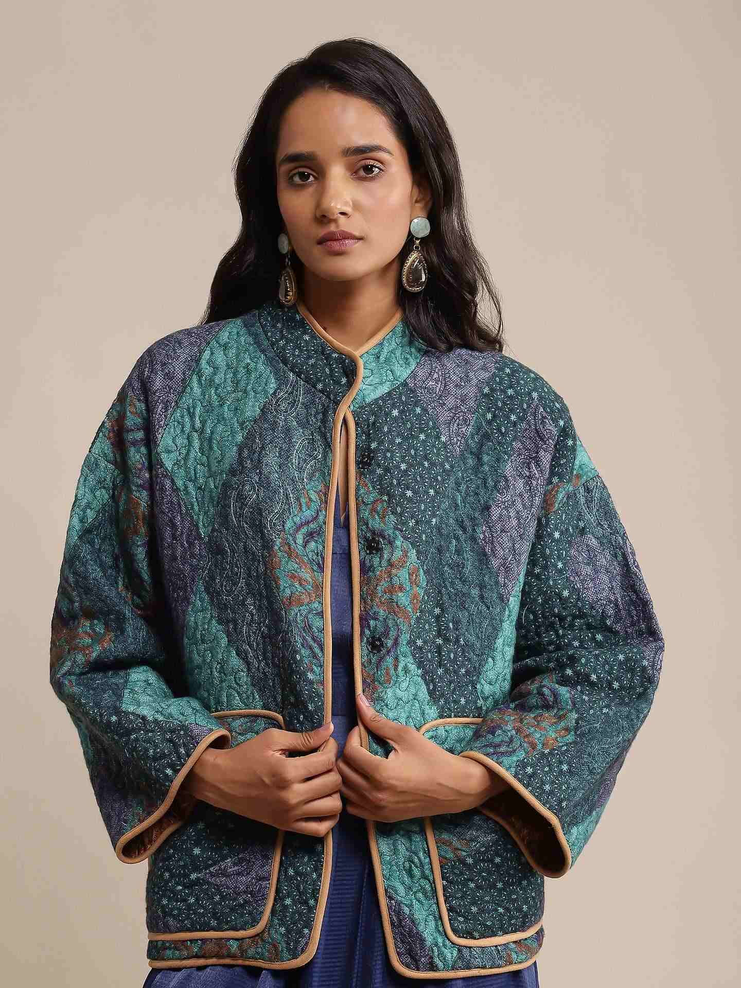 Blue Caroline Structured Jacket