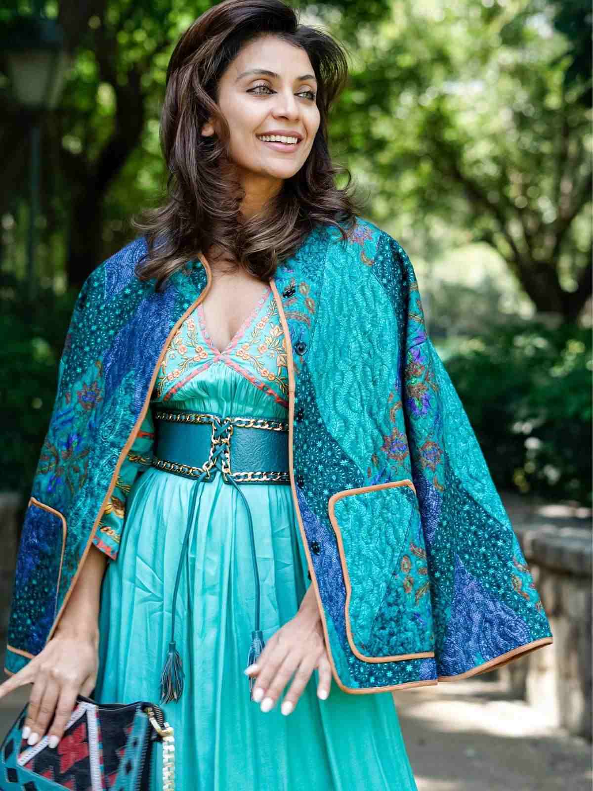 Blue Caroline Structured Jacket