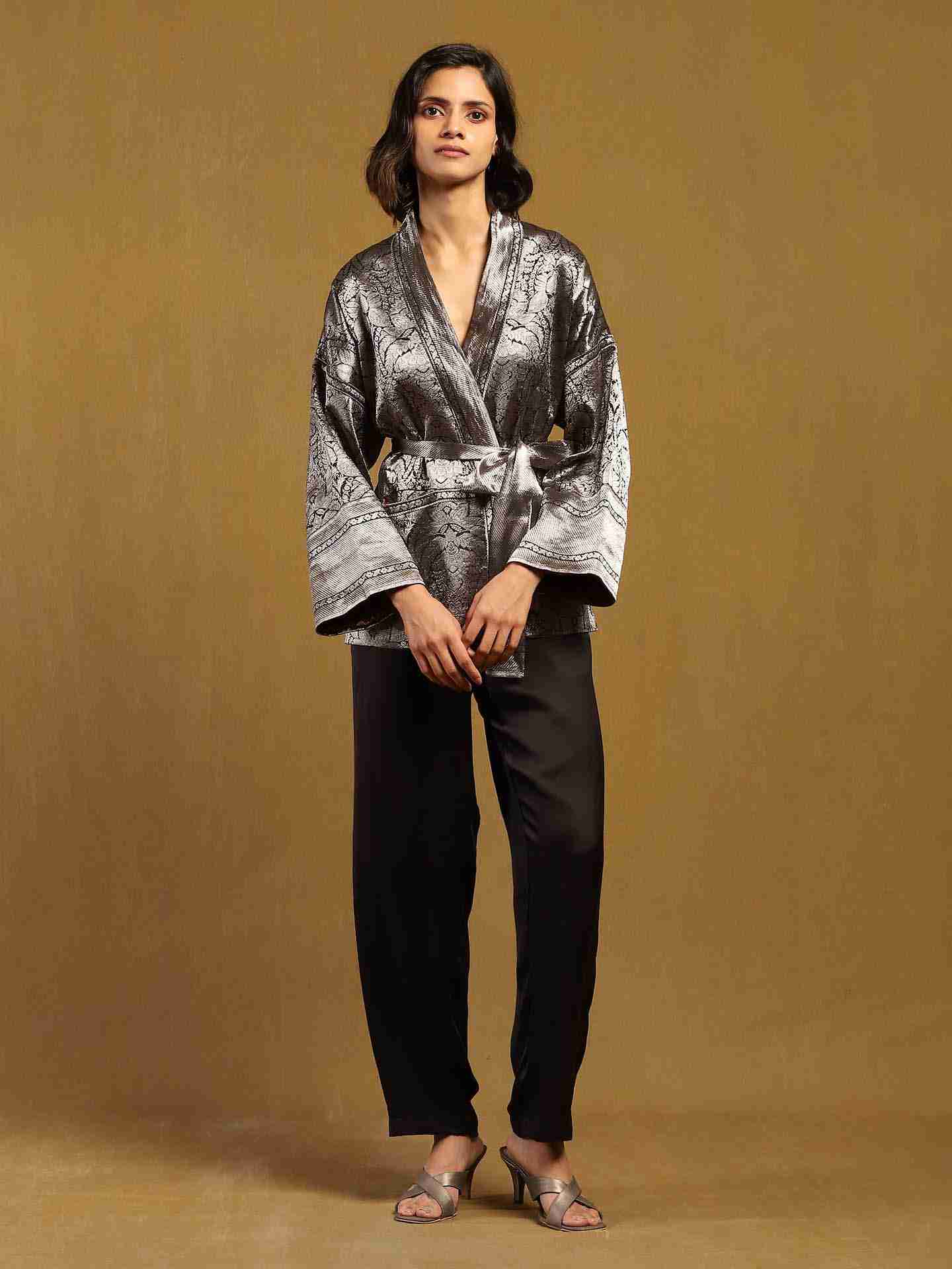Black Pushp Jacket