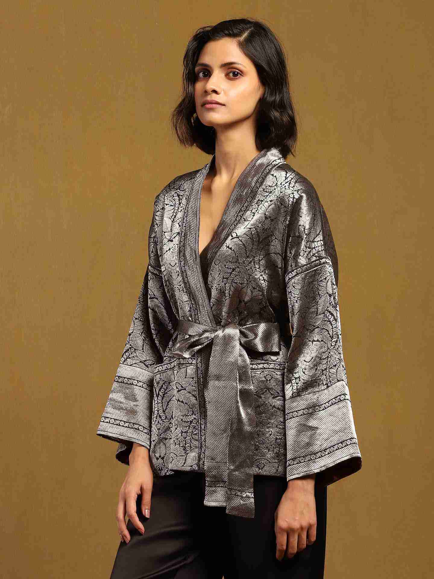 Black Pushp Jacket