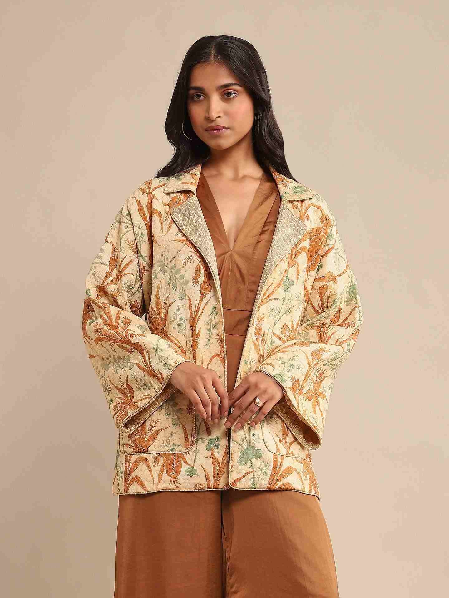 Ecru Julia Structured Jacket