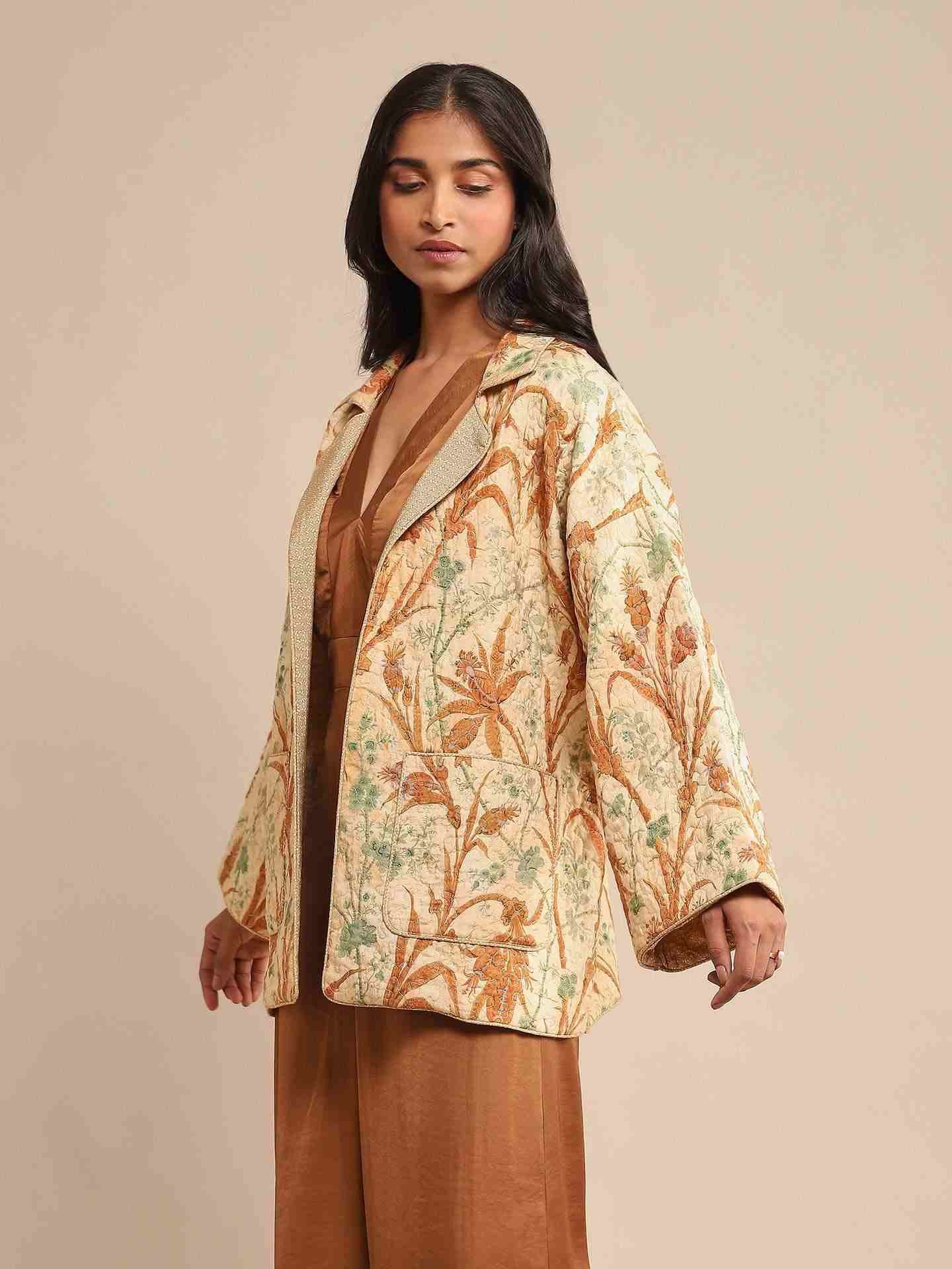 Ecru Julia Structured Jacket