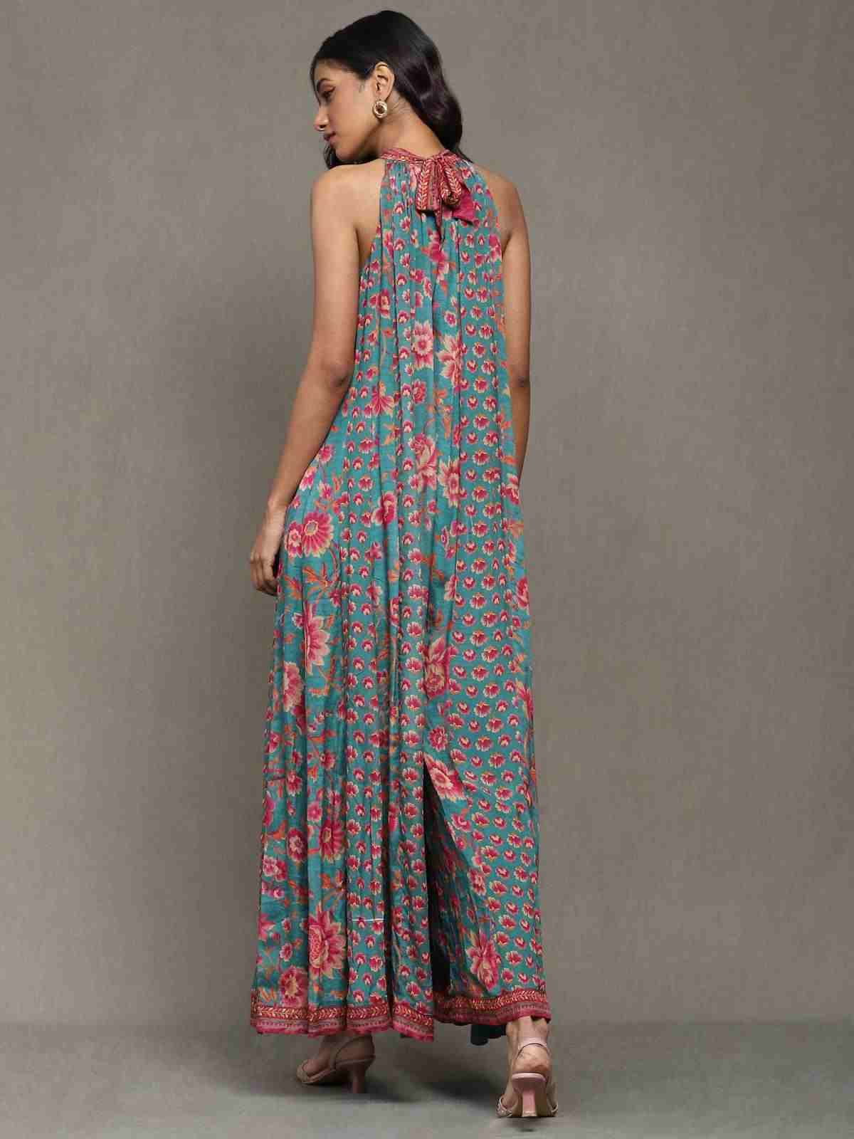 Teal Nishkal Jumpsuit