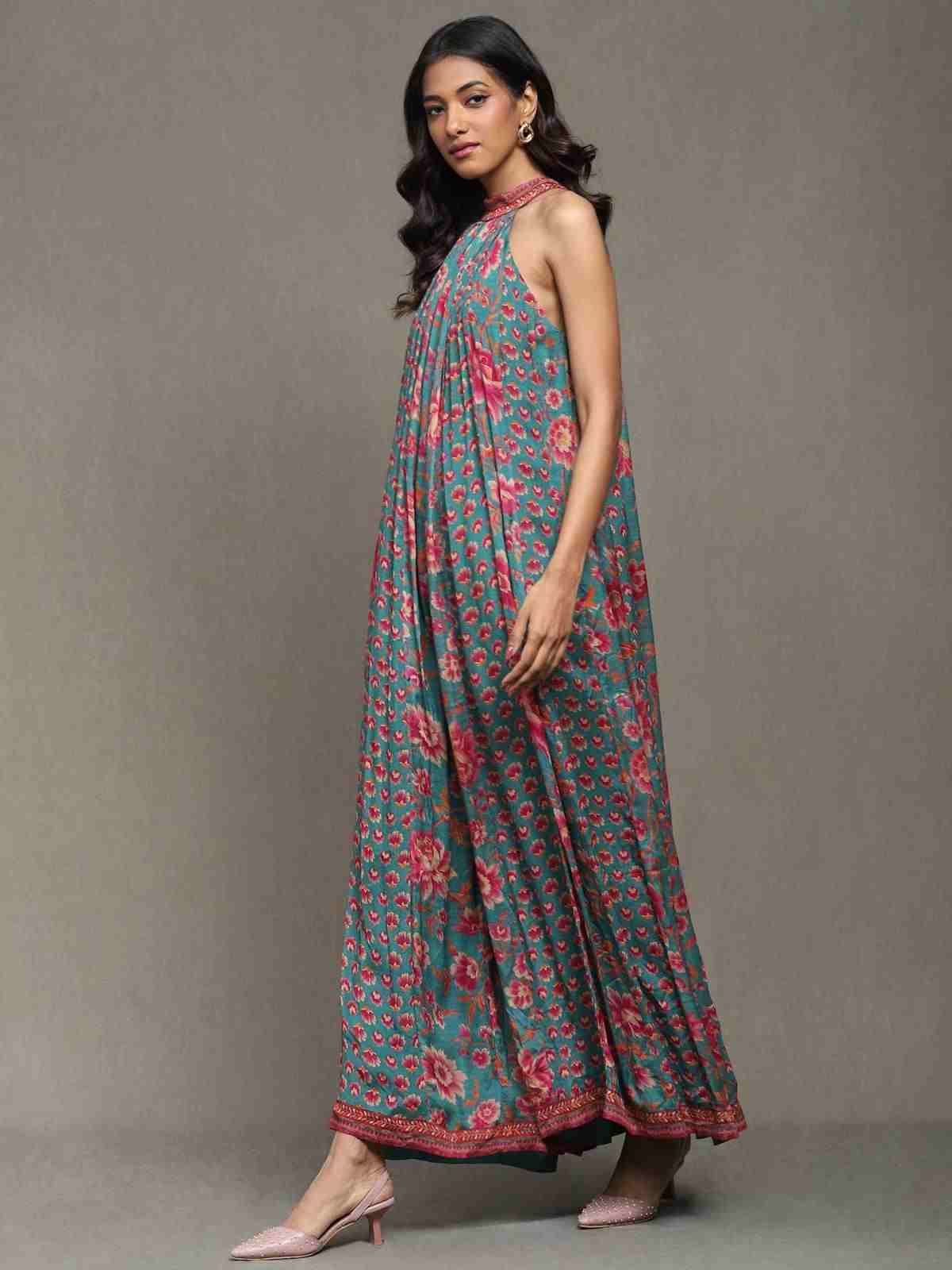 Teal Nishkal Jumpsuit