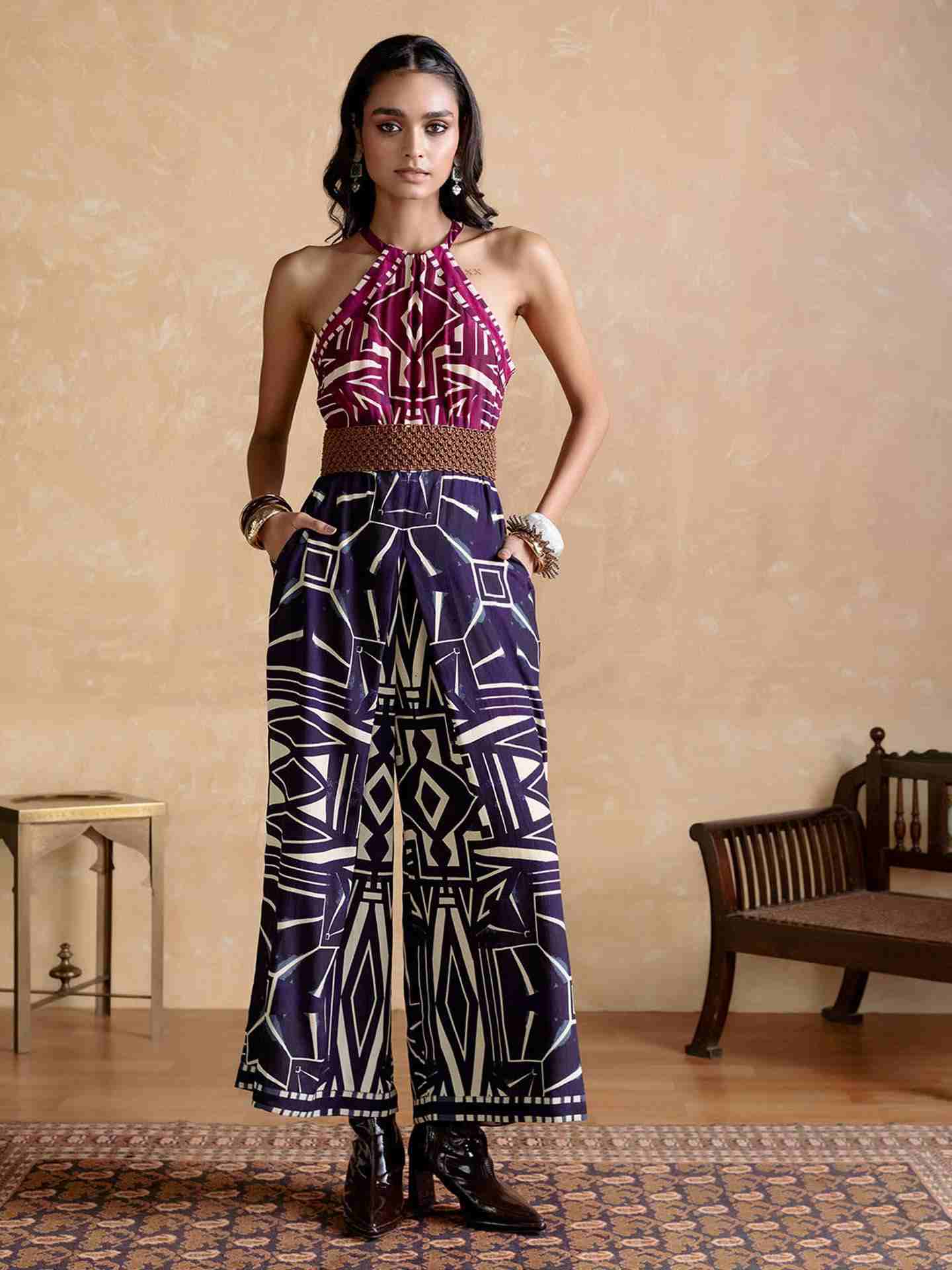 Blue Ayatah Jumpsuit