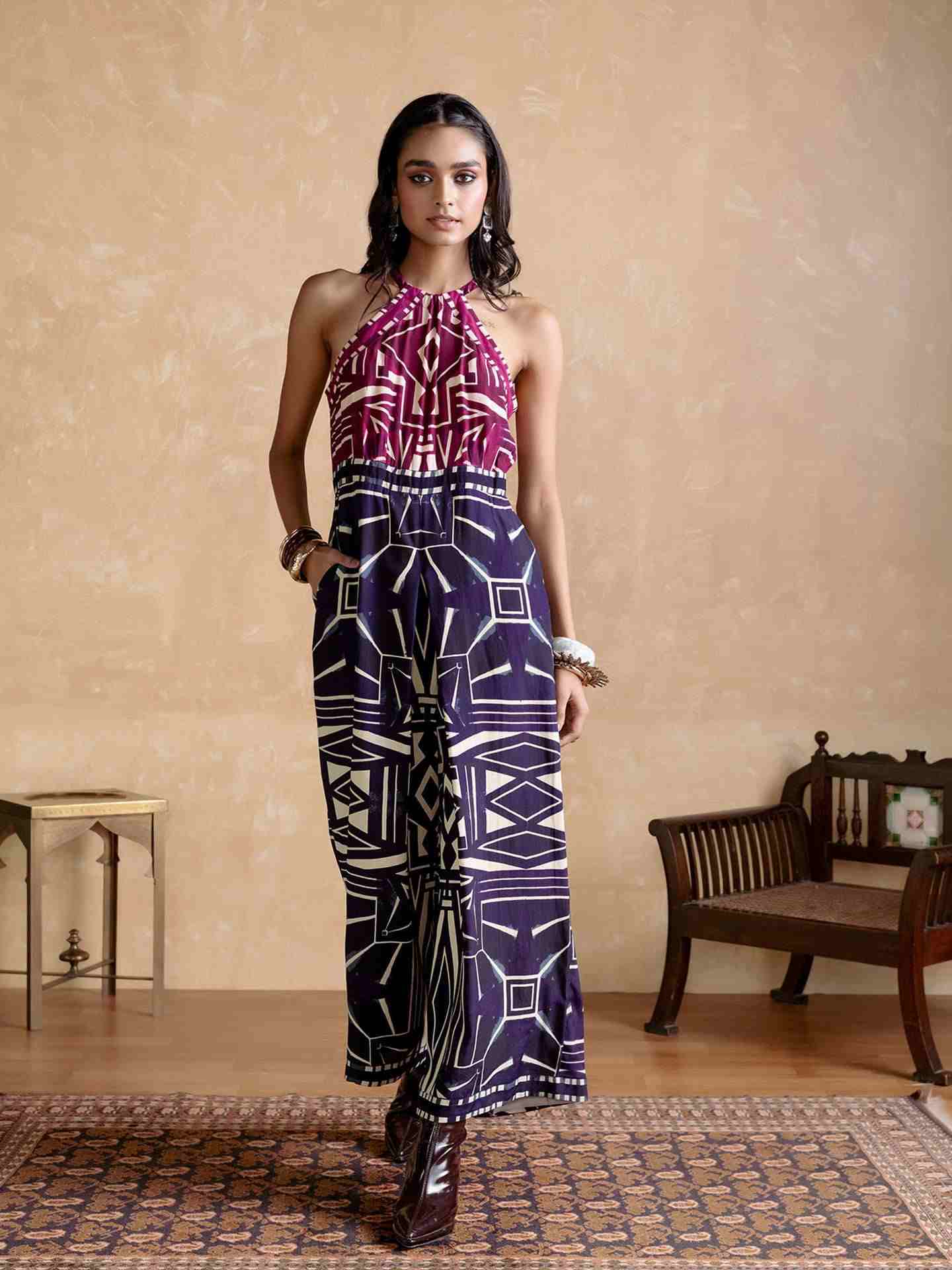 Blue Ayatah Jumpsuit