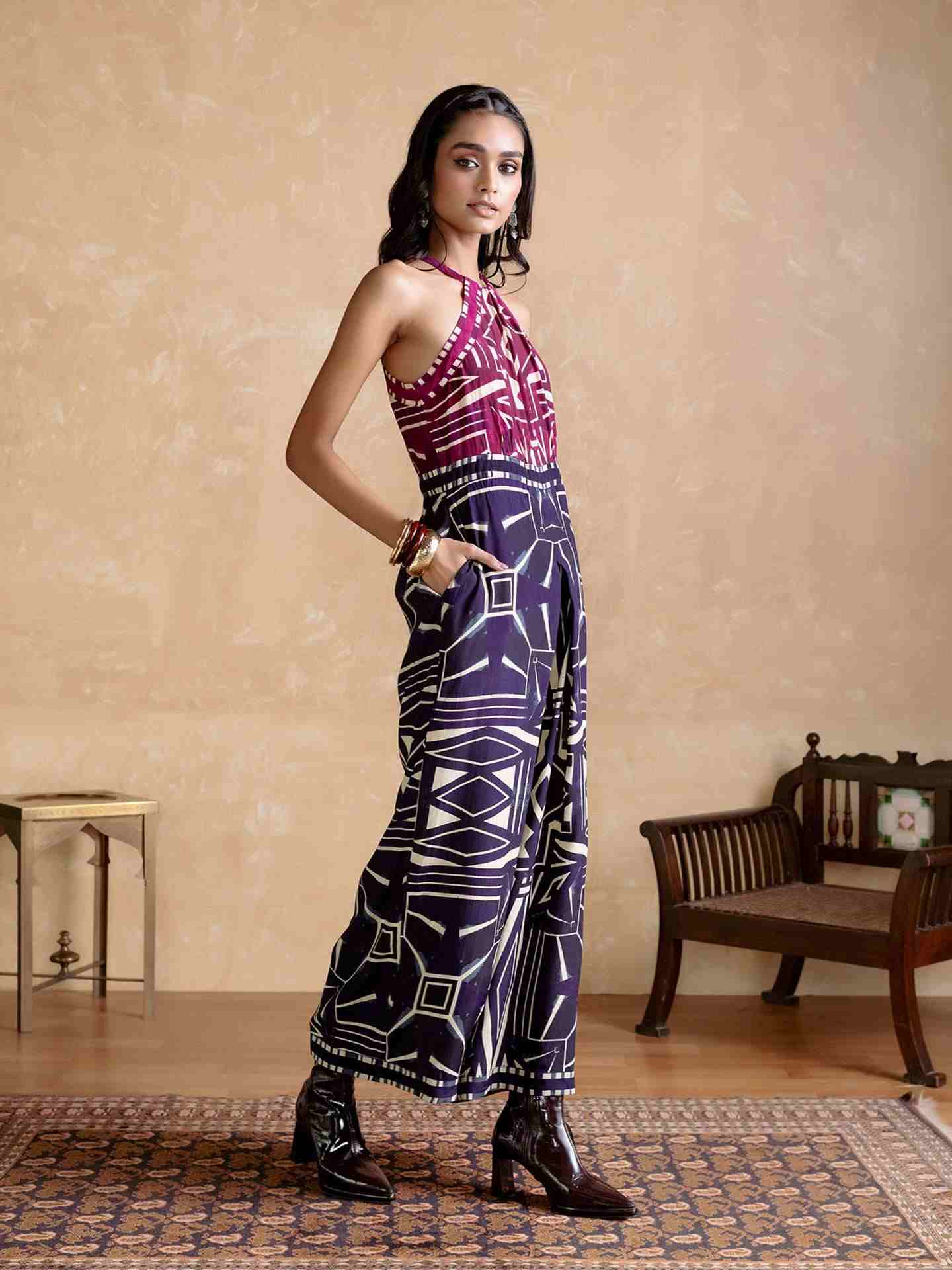 Blue Ayatah Jumpsuit