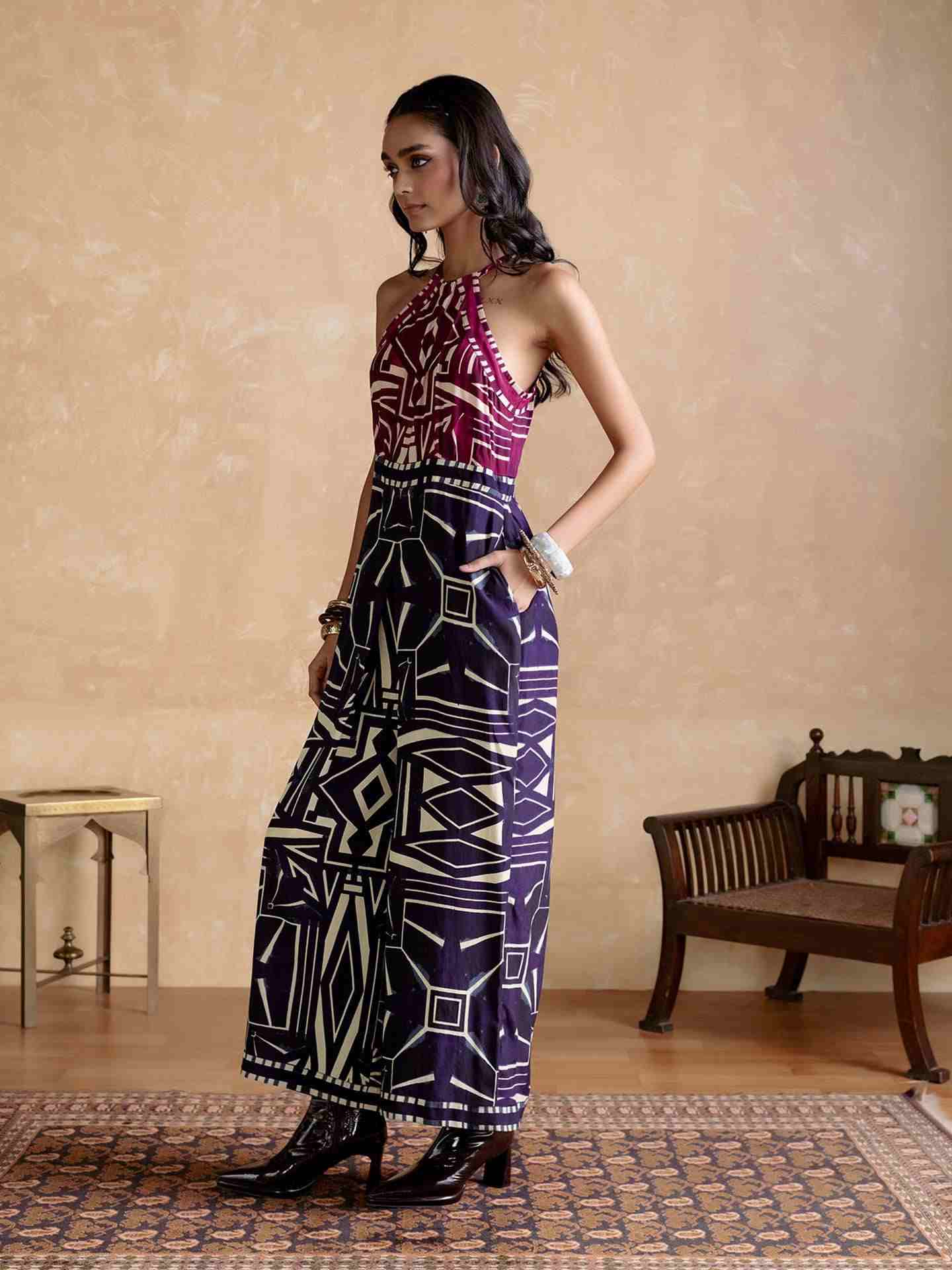 Blue Ayatah Jumpsuit