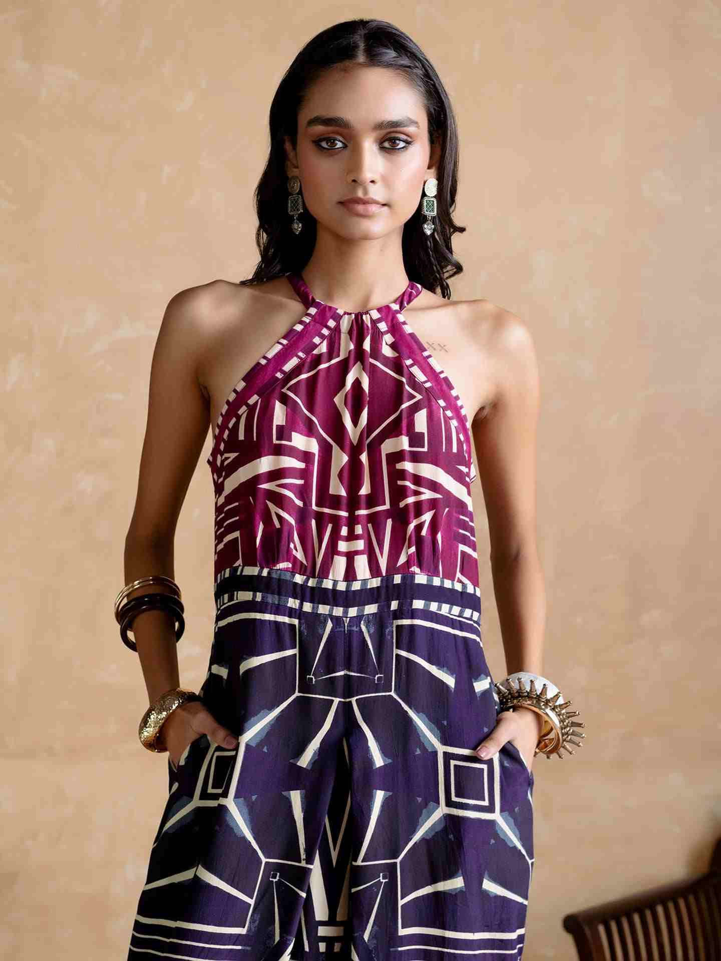 Blue Ayatah Jumpsuit