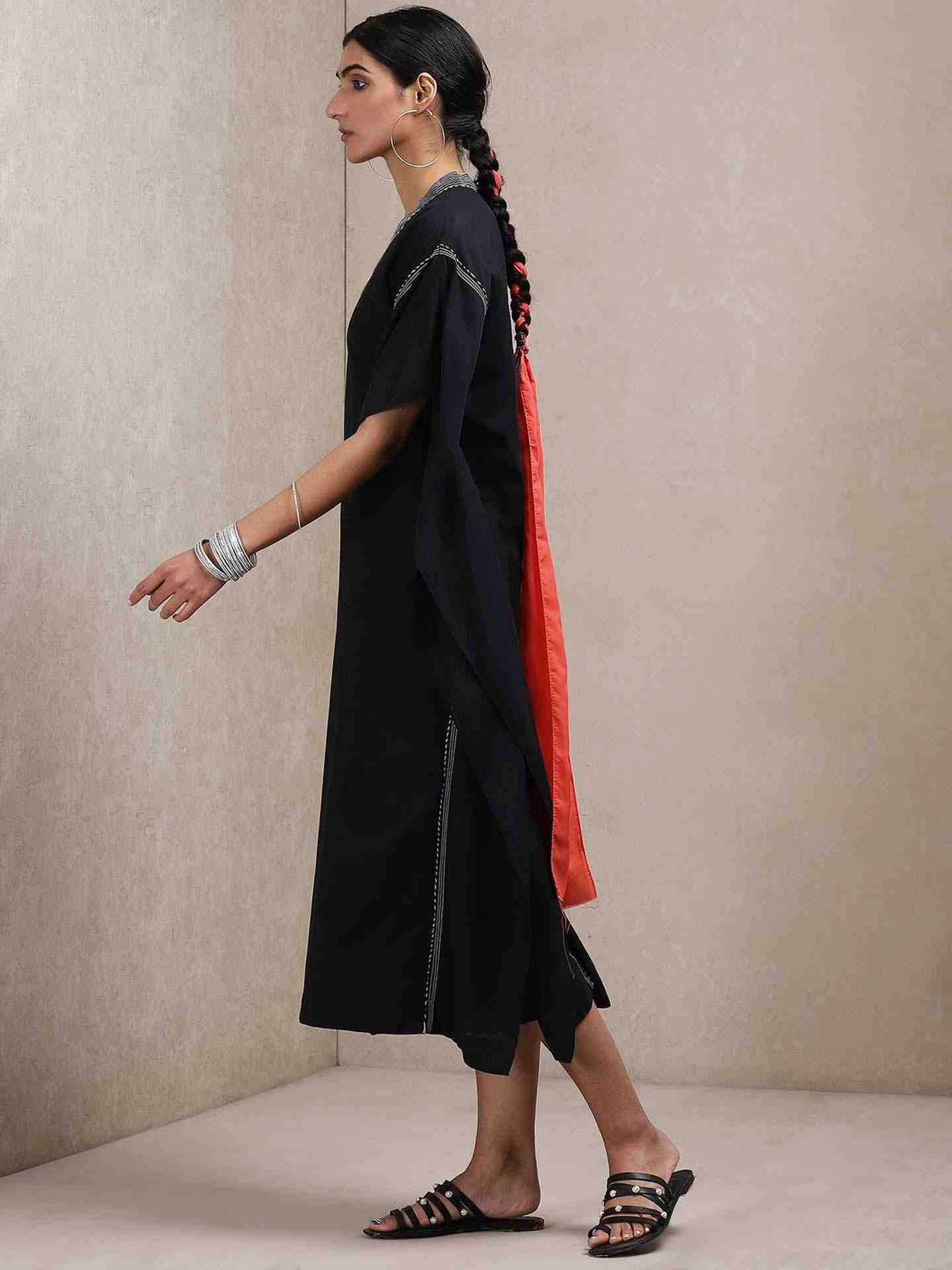 Black Classic Kaftan Dress