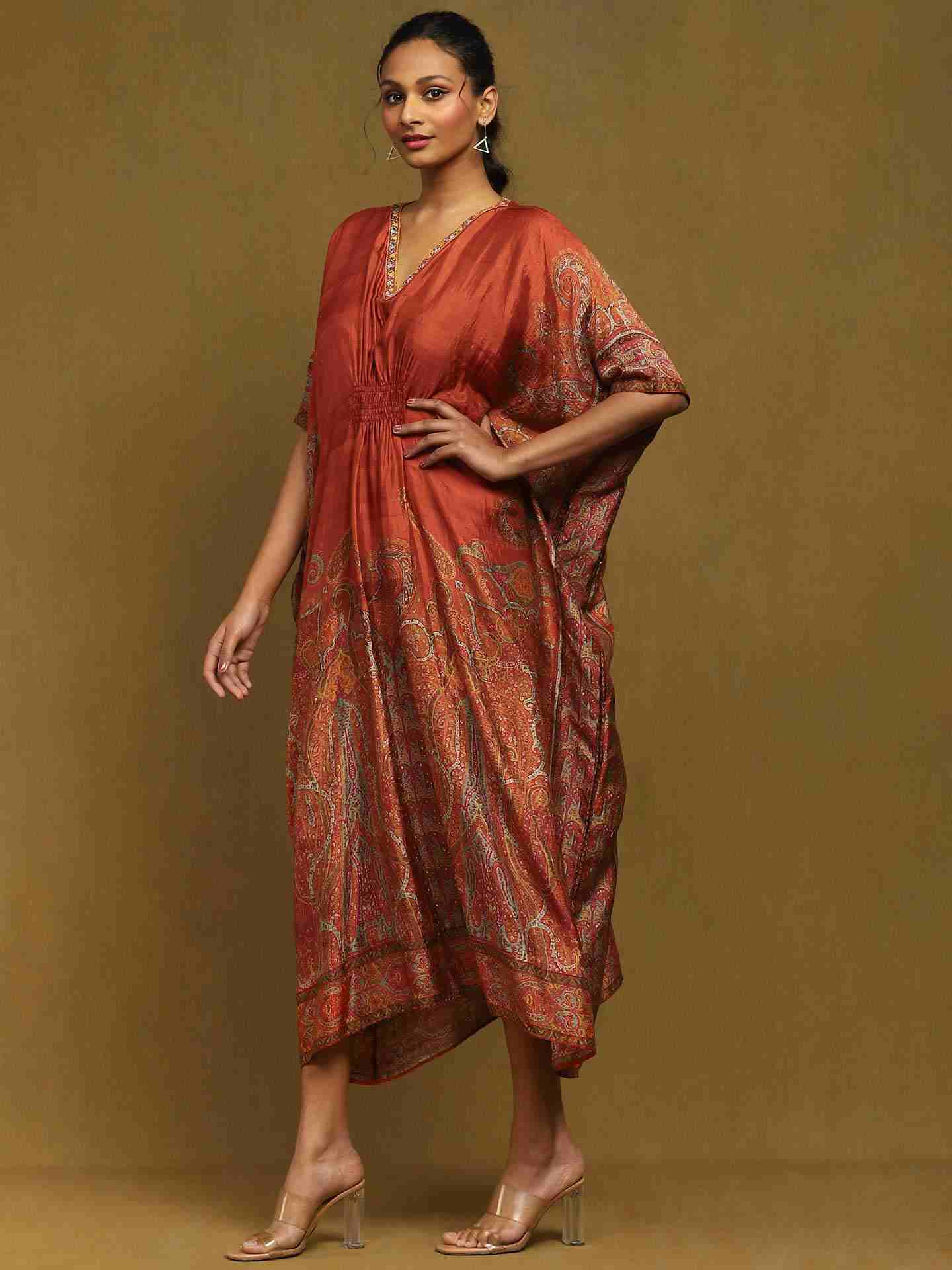 Rust Joshika Kaftan