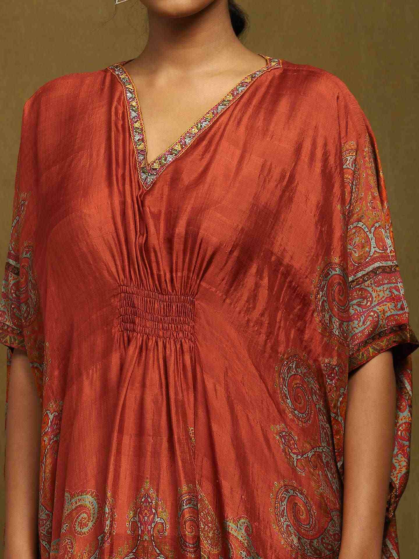 Rust Joshika Kaftan