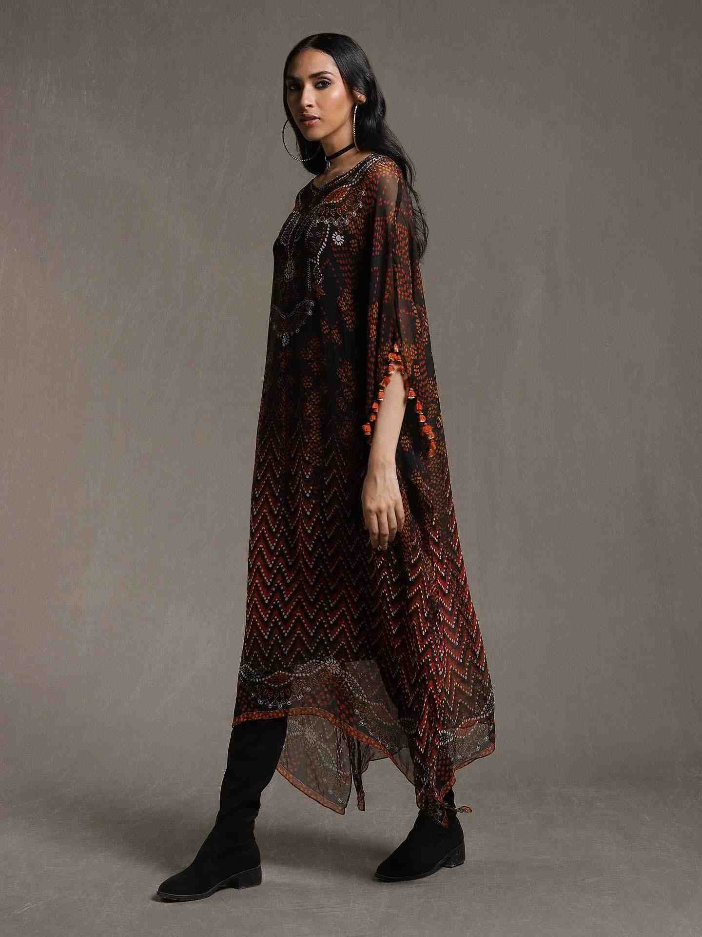 Black Ezra Kaftan Dress