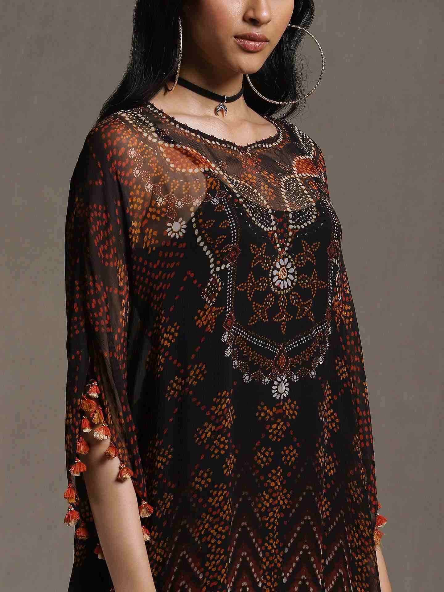 Black Ezra Kaftan Dress
