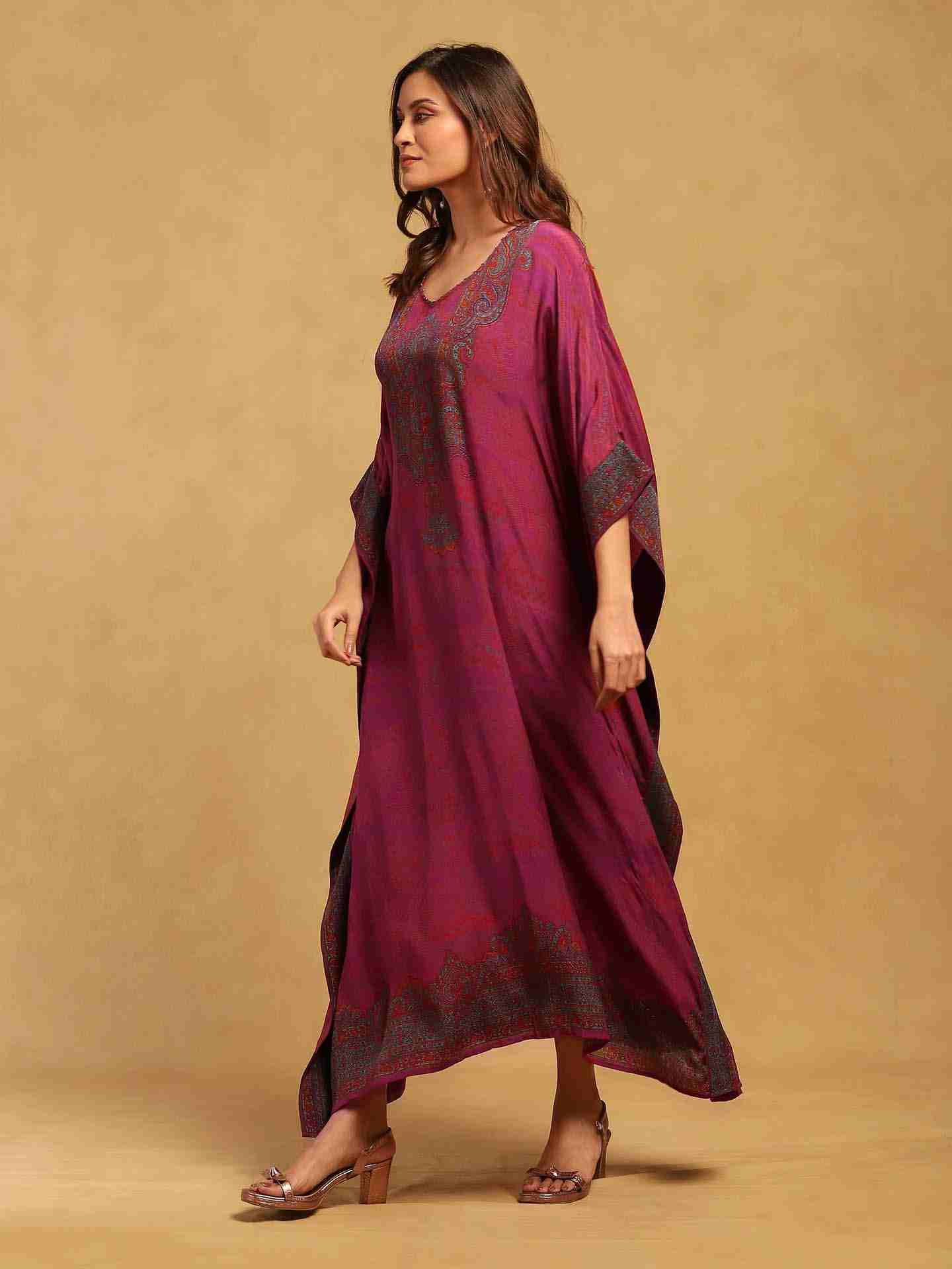 Pink Aboriginal Kaftan