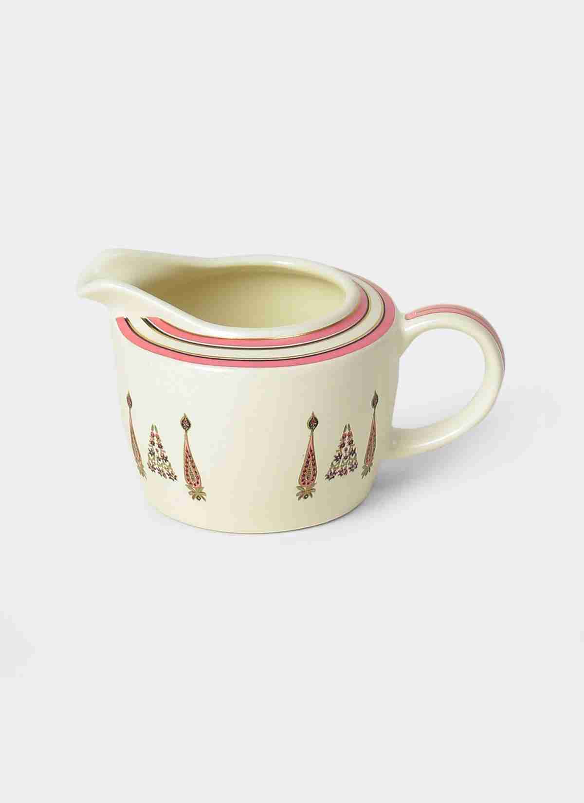 Beige & Pink  Minar Tea Set (Set Of 3)