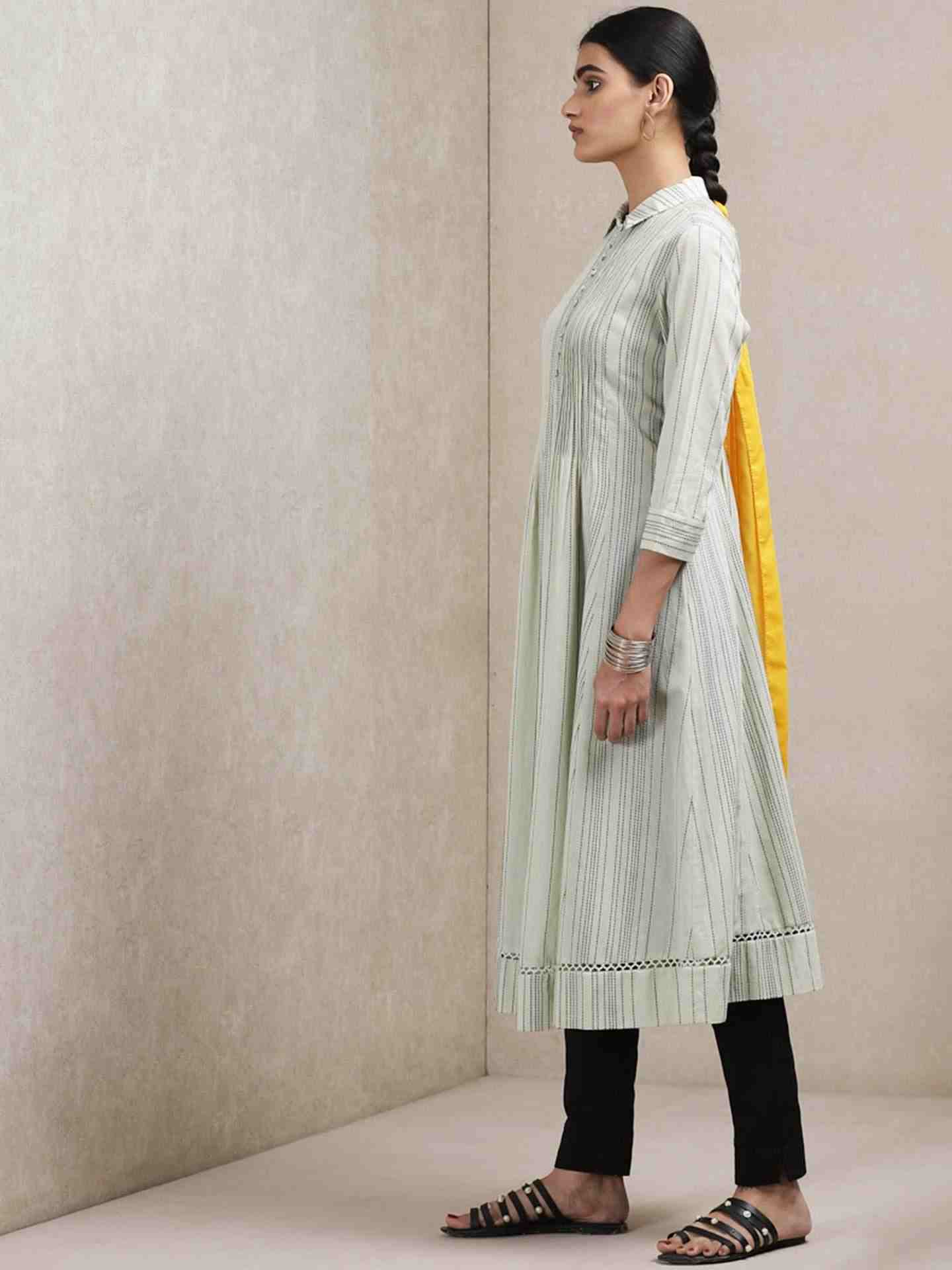 Mint Classic Cotton Kurta