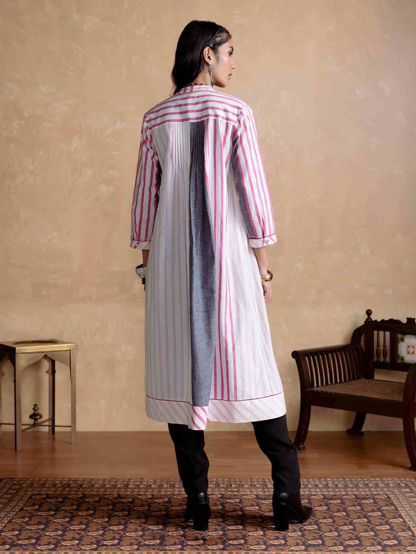 White Falak Kurta