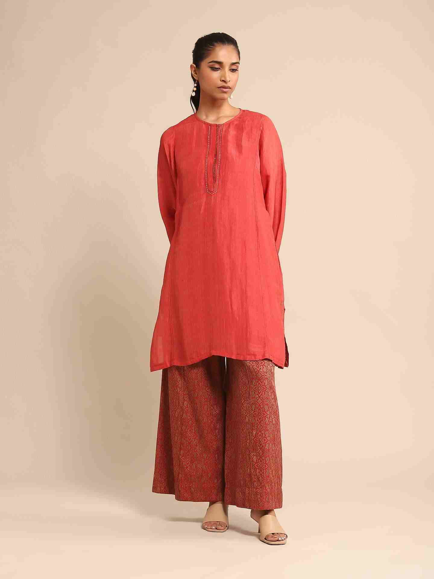Red Urban Elysian Kurta