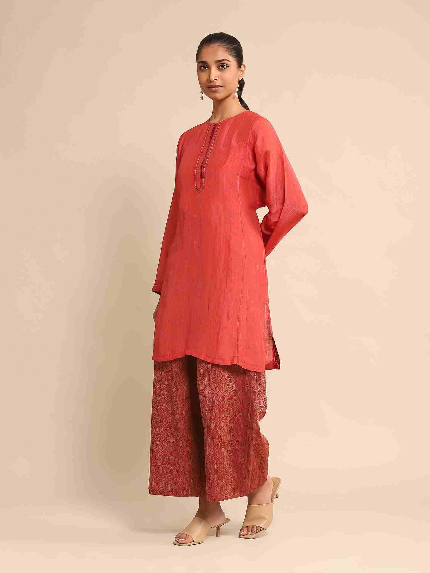 Red Urban Elysian Kurta