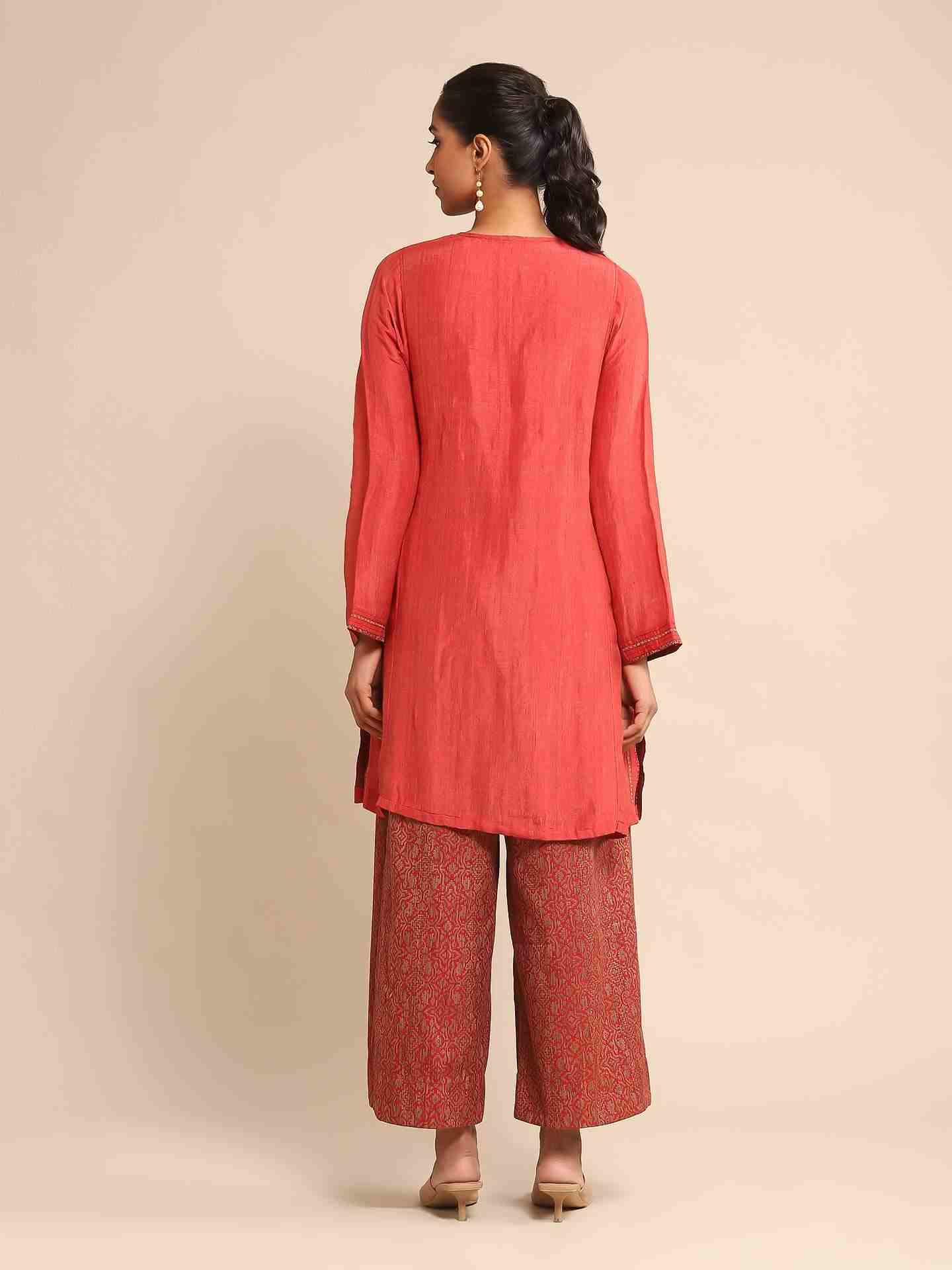 Red Urban Elysian Kurta