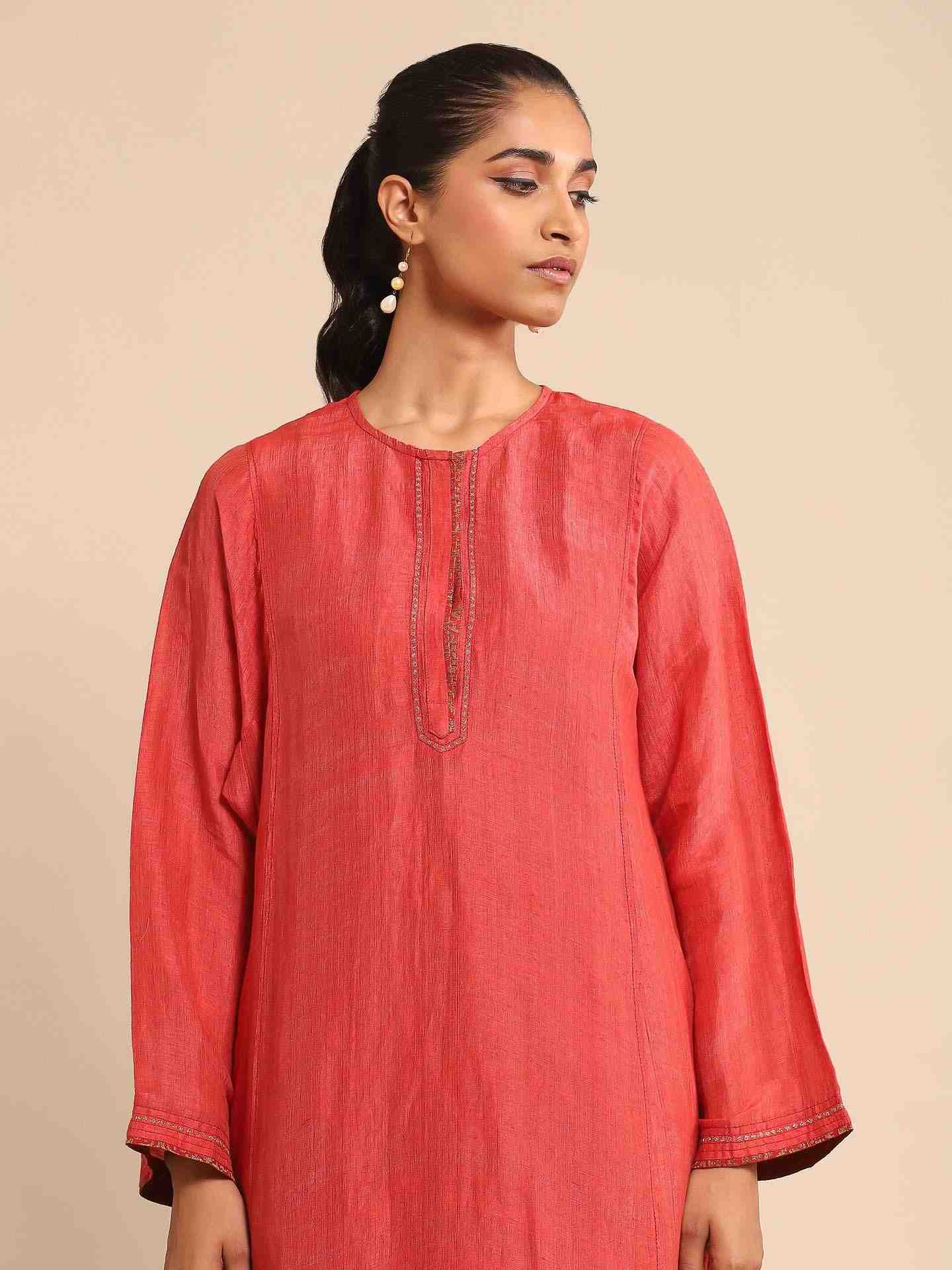 Red Urban Elysian Kurta