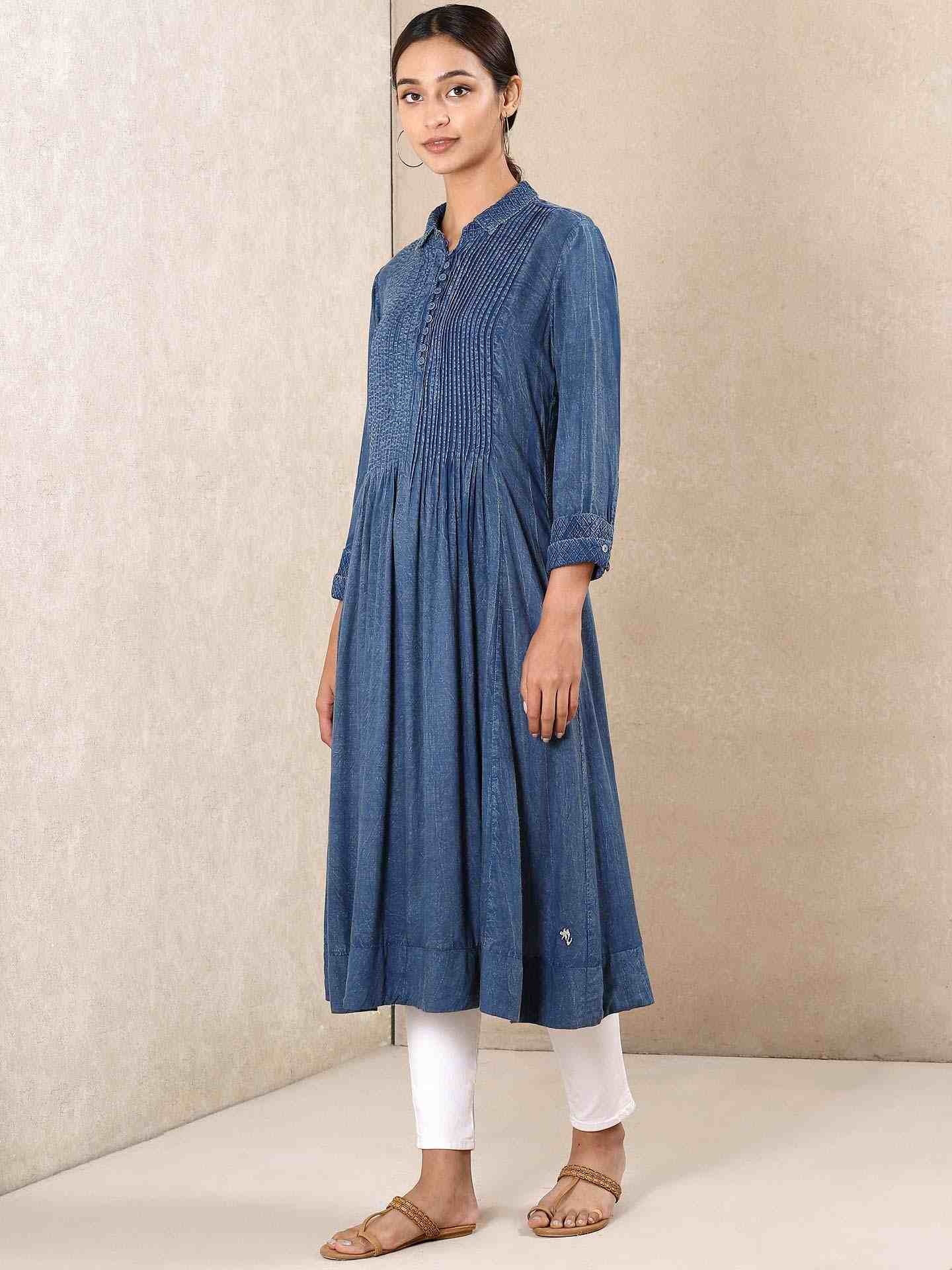 Indigo Modern Minimalist Kurta