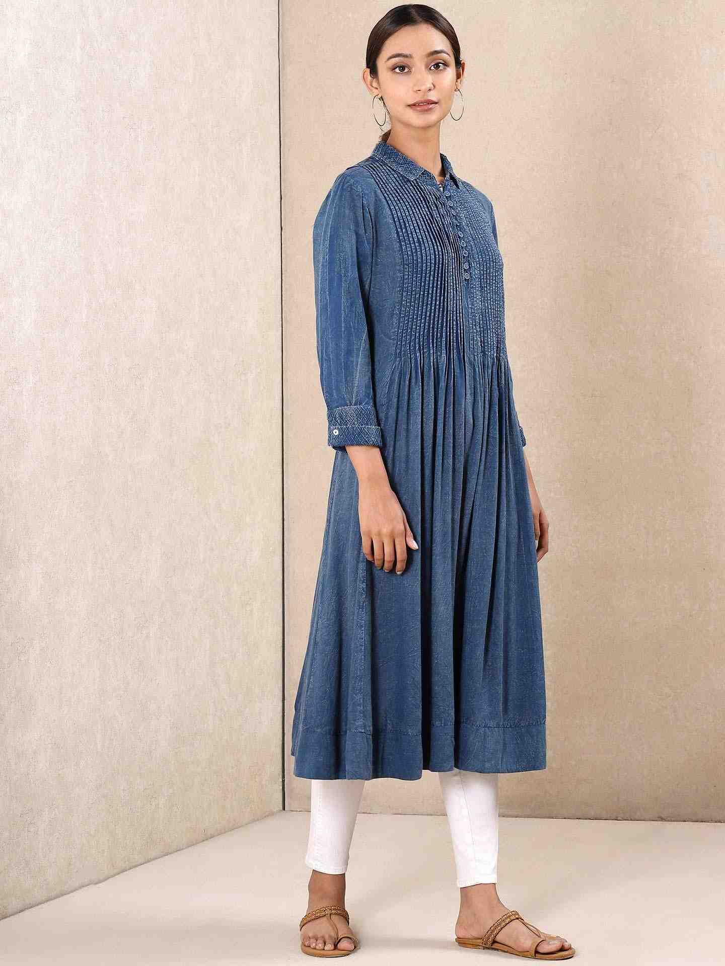 Indigo Modern Minimalist Kurta
