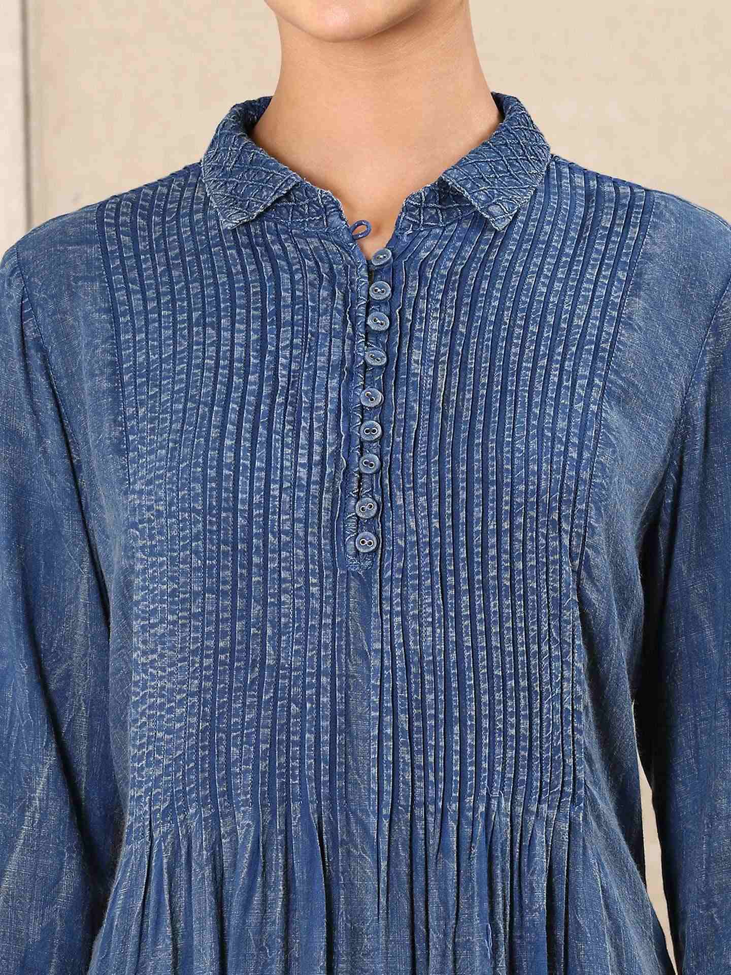 Indigo Modern Minimalist Kurta
