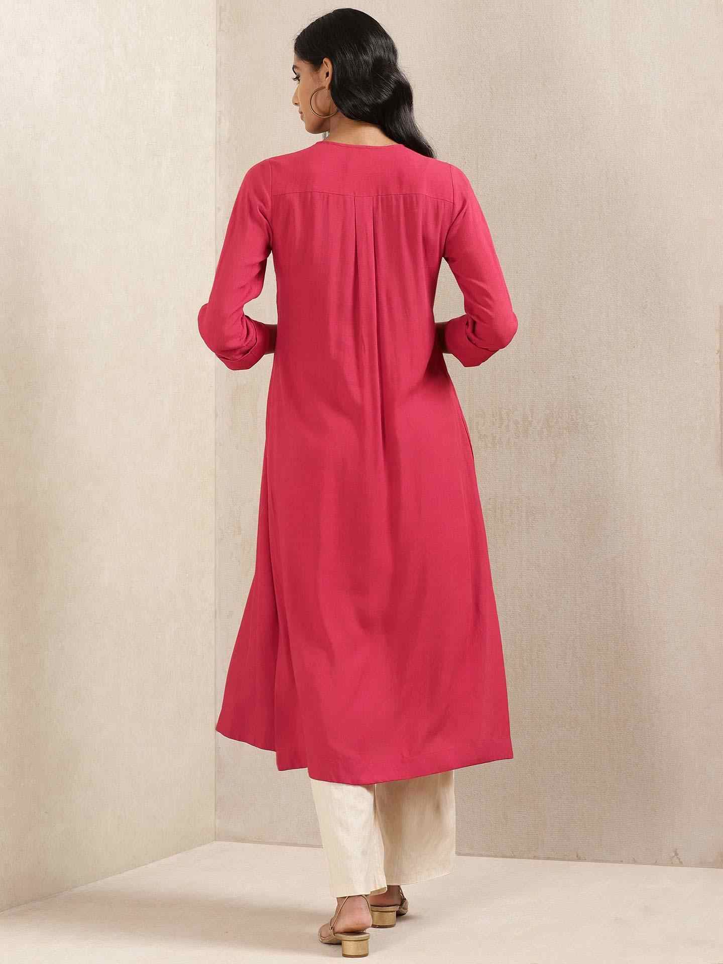 Red Quint Kurta