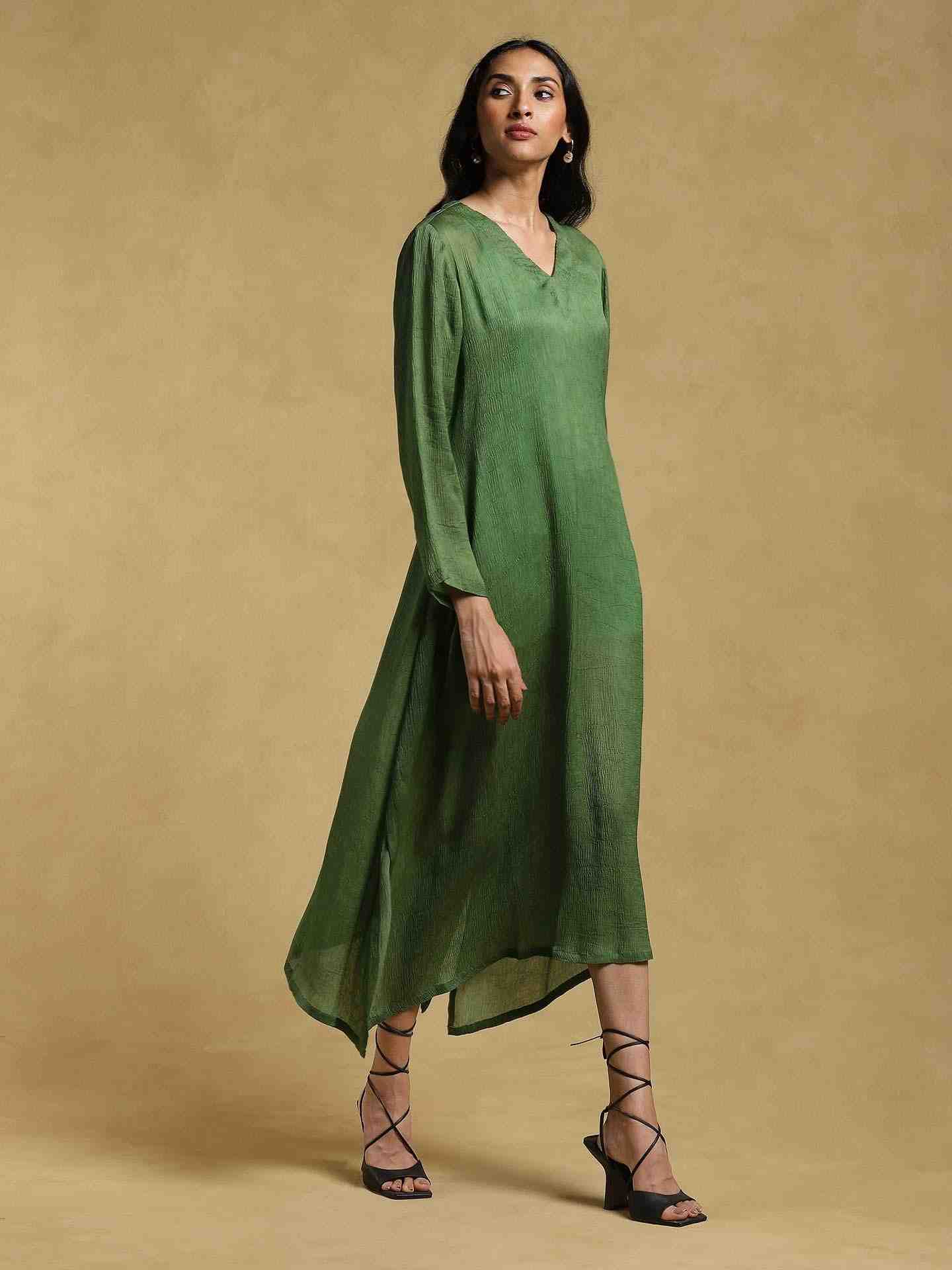 Green Ethereal Kurta