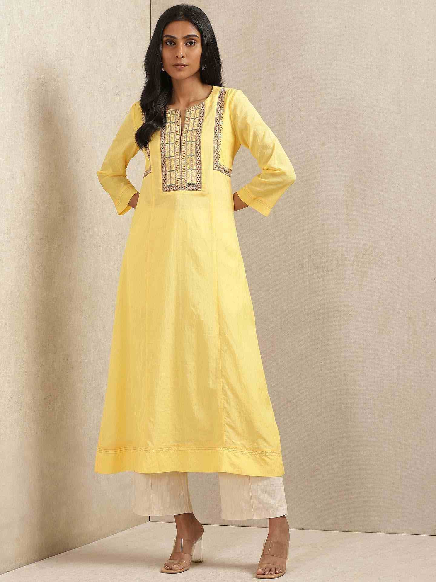 Yellow Quint Kurta