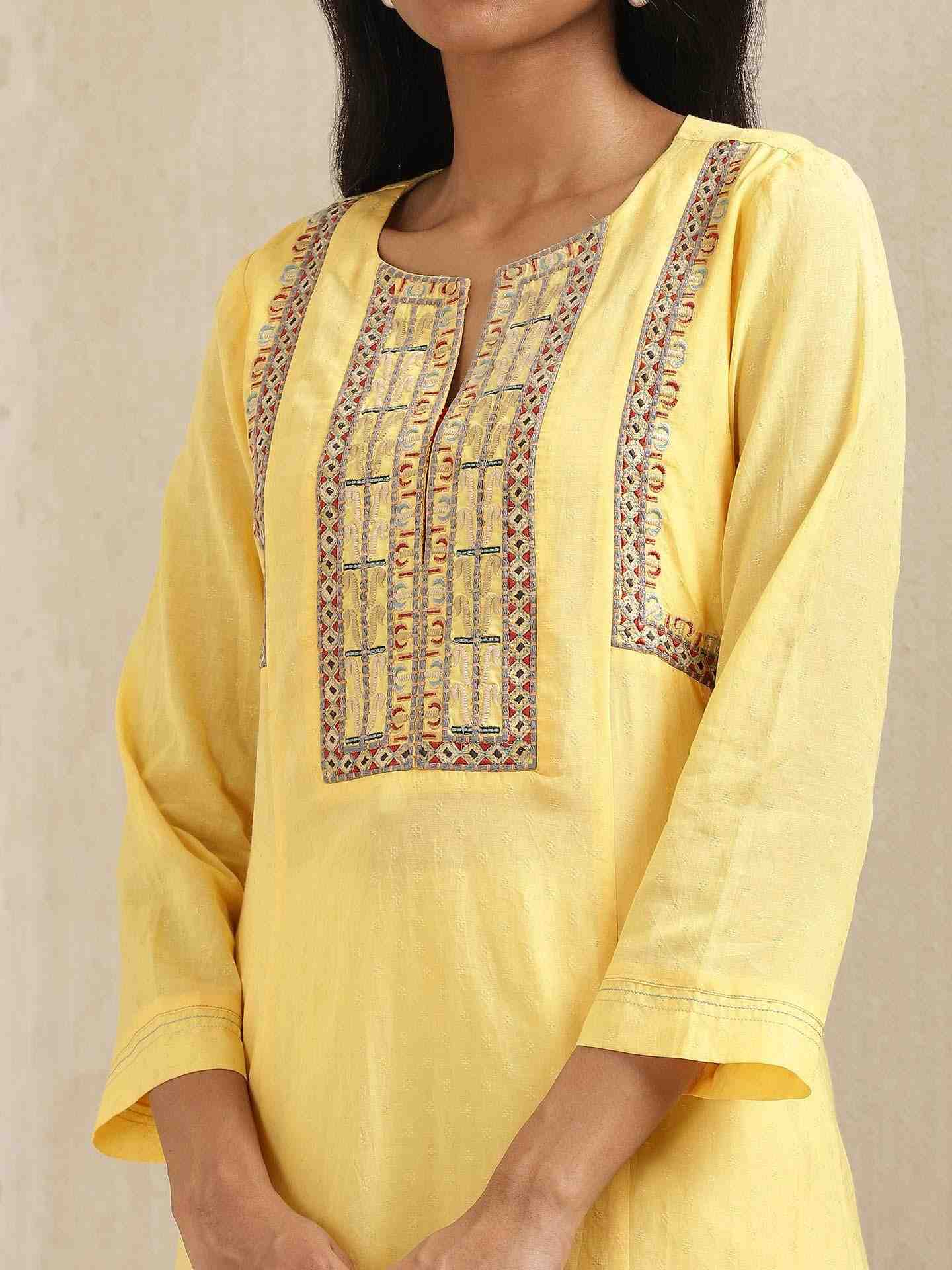 Yellow Quint Kurta