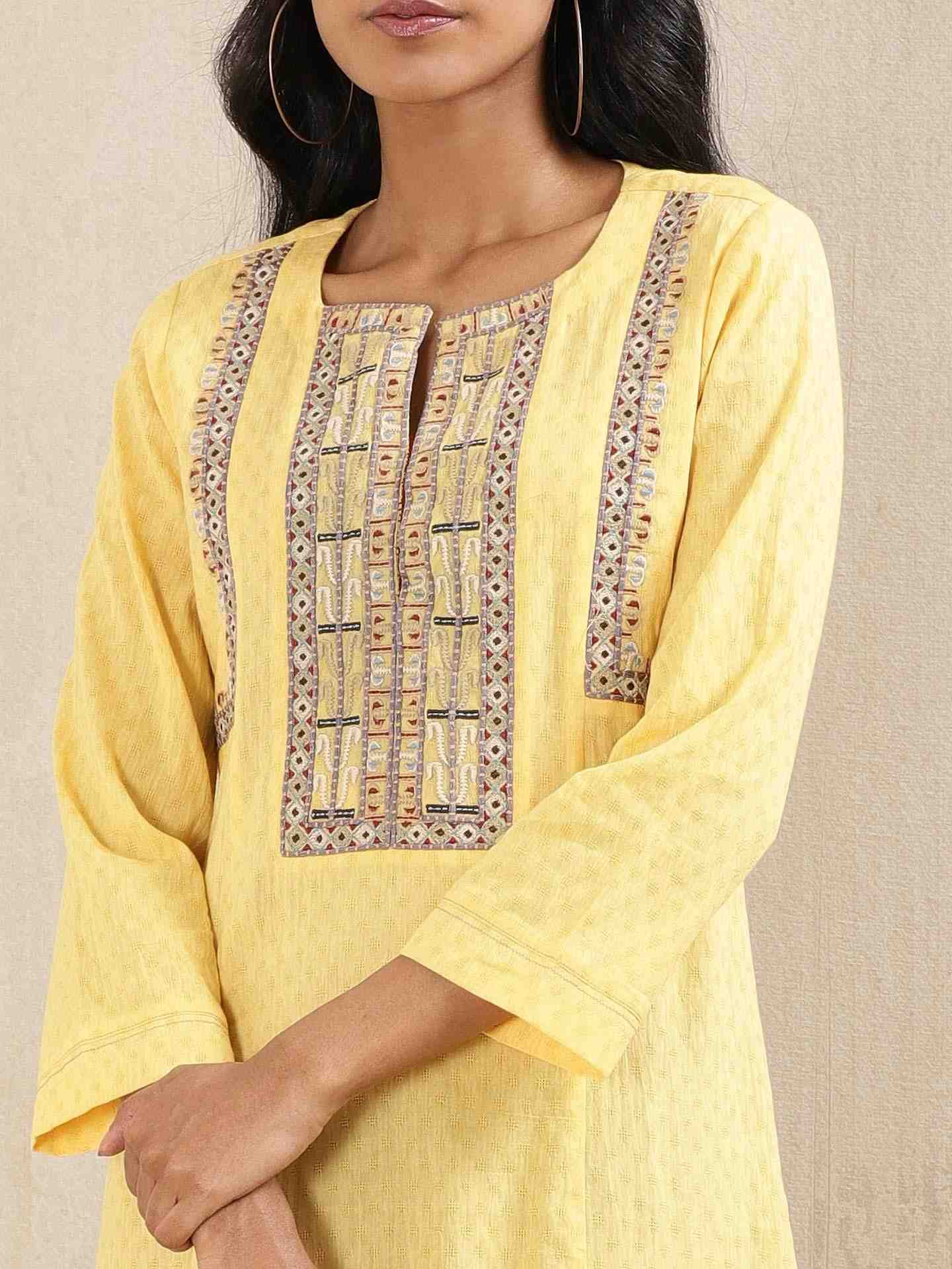Yellow Quint Kurta
