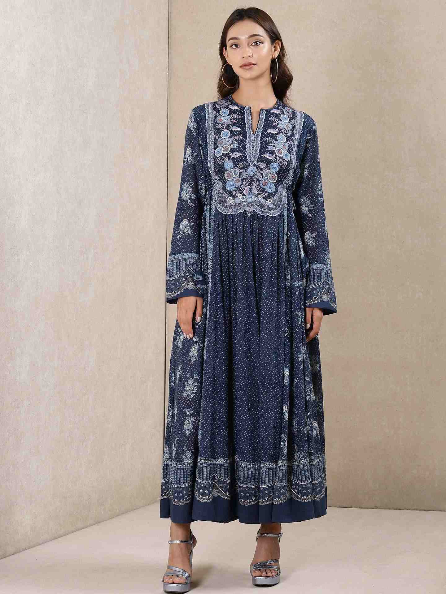 Blue Asha Kurta