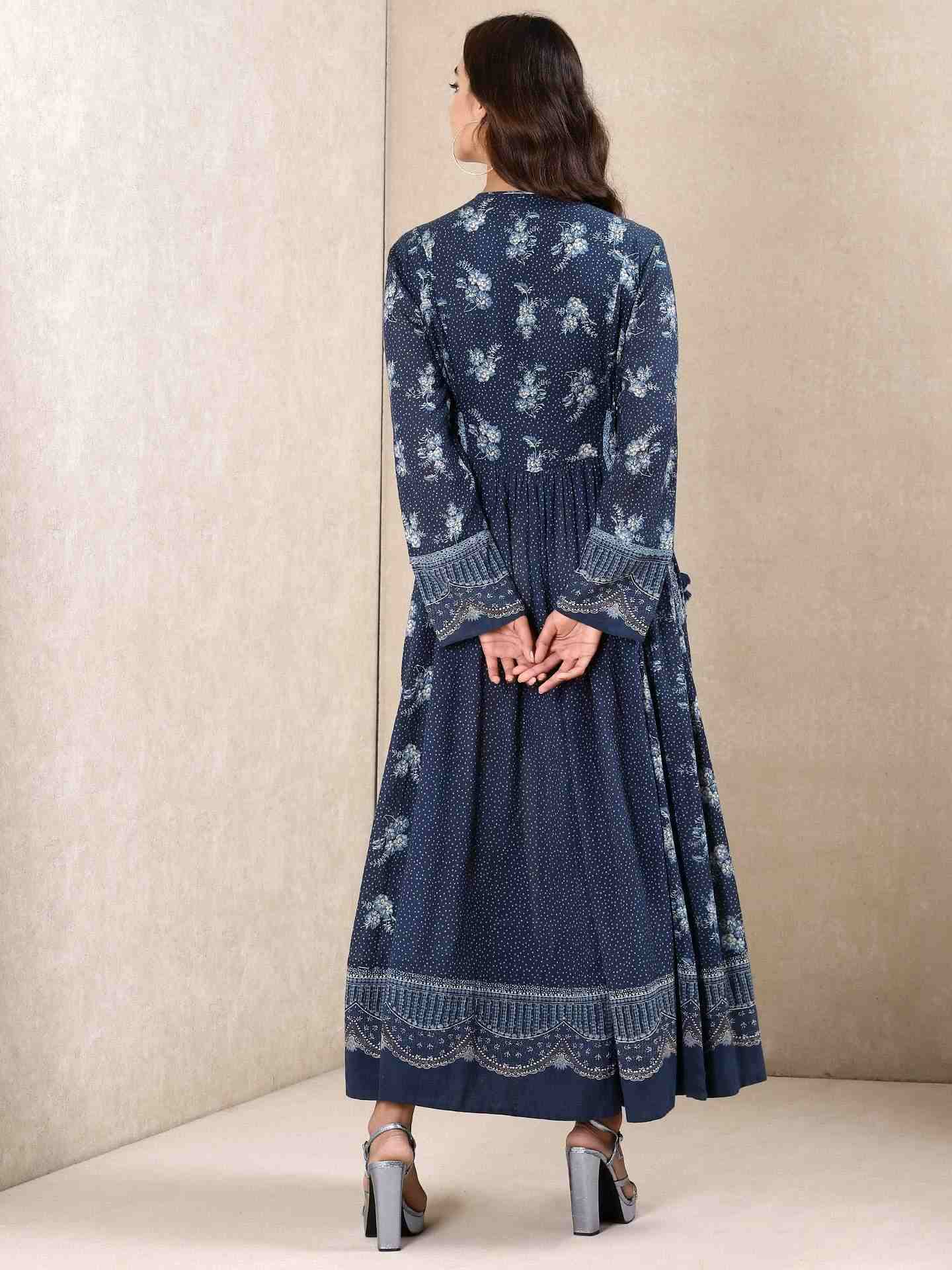 Blue Asha Kurta