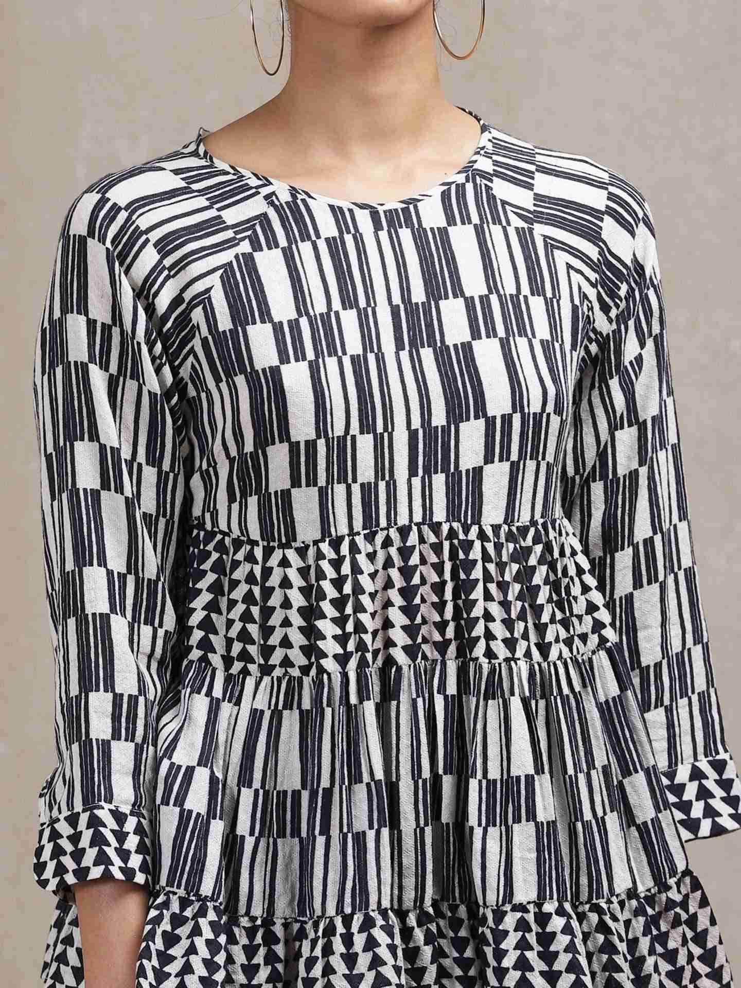 Black Classic Cotton Kurti