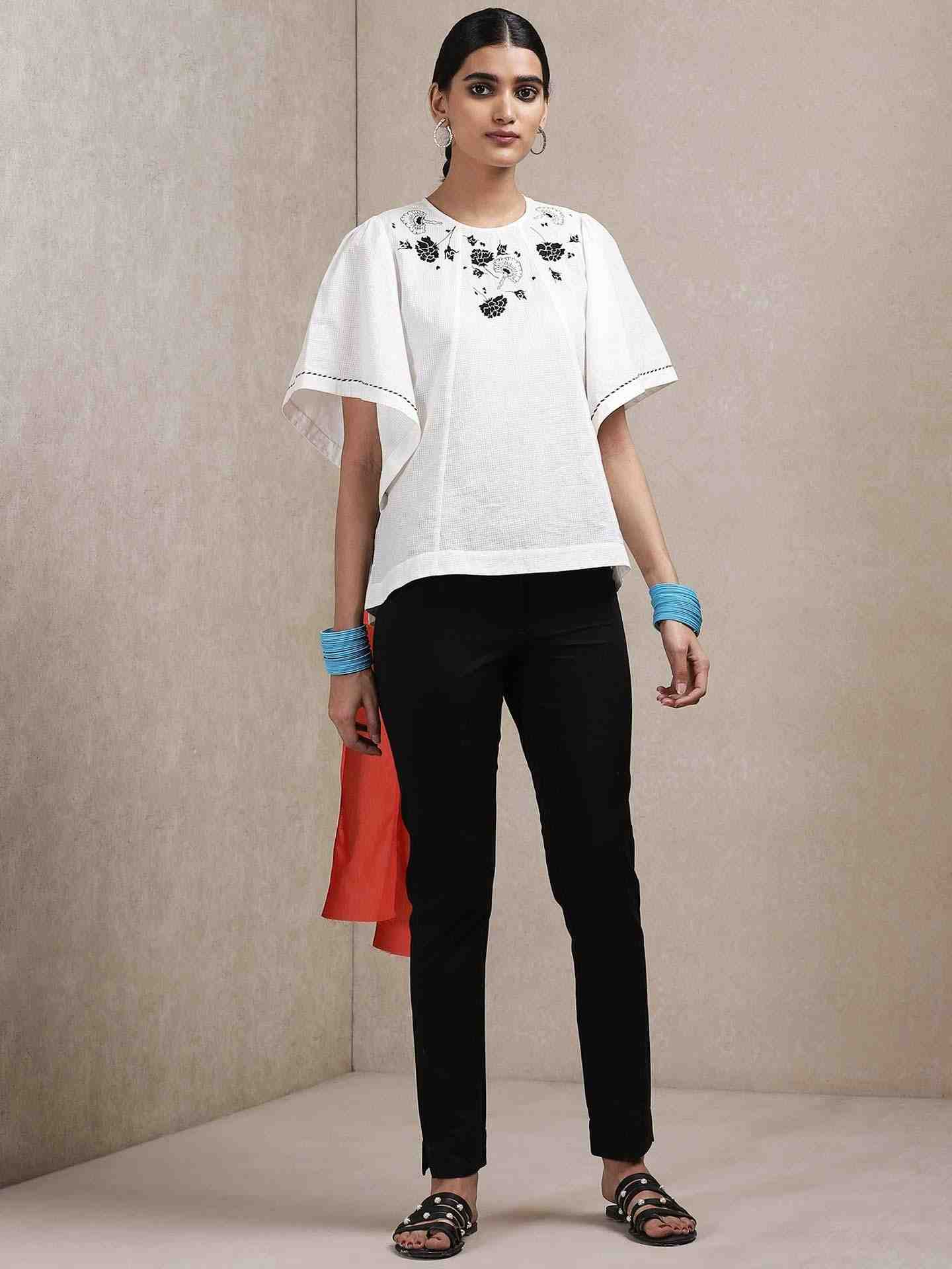 White Classic Cotton Kurti