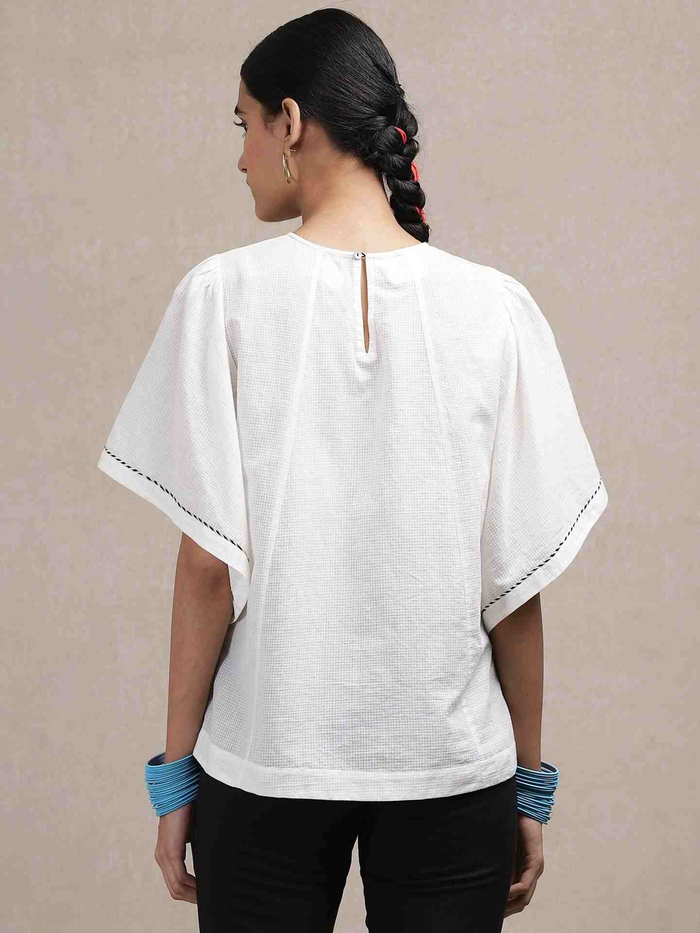 White Classic Cotton Kurti