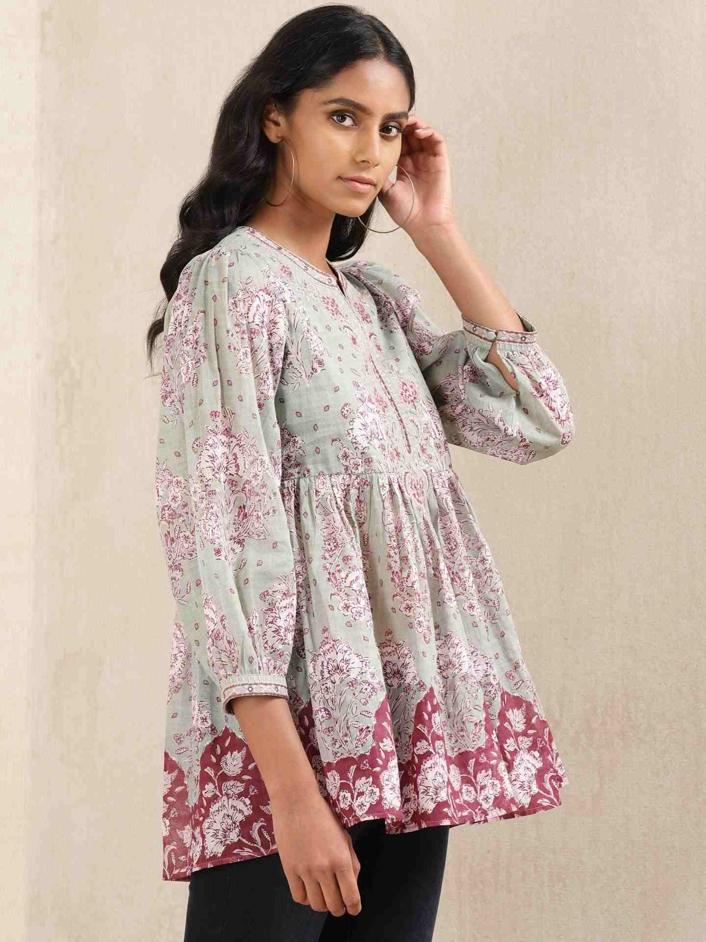 Mint Ratrani Kurti