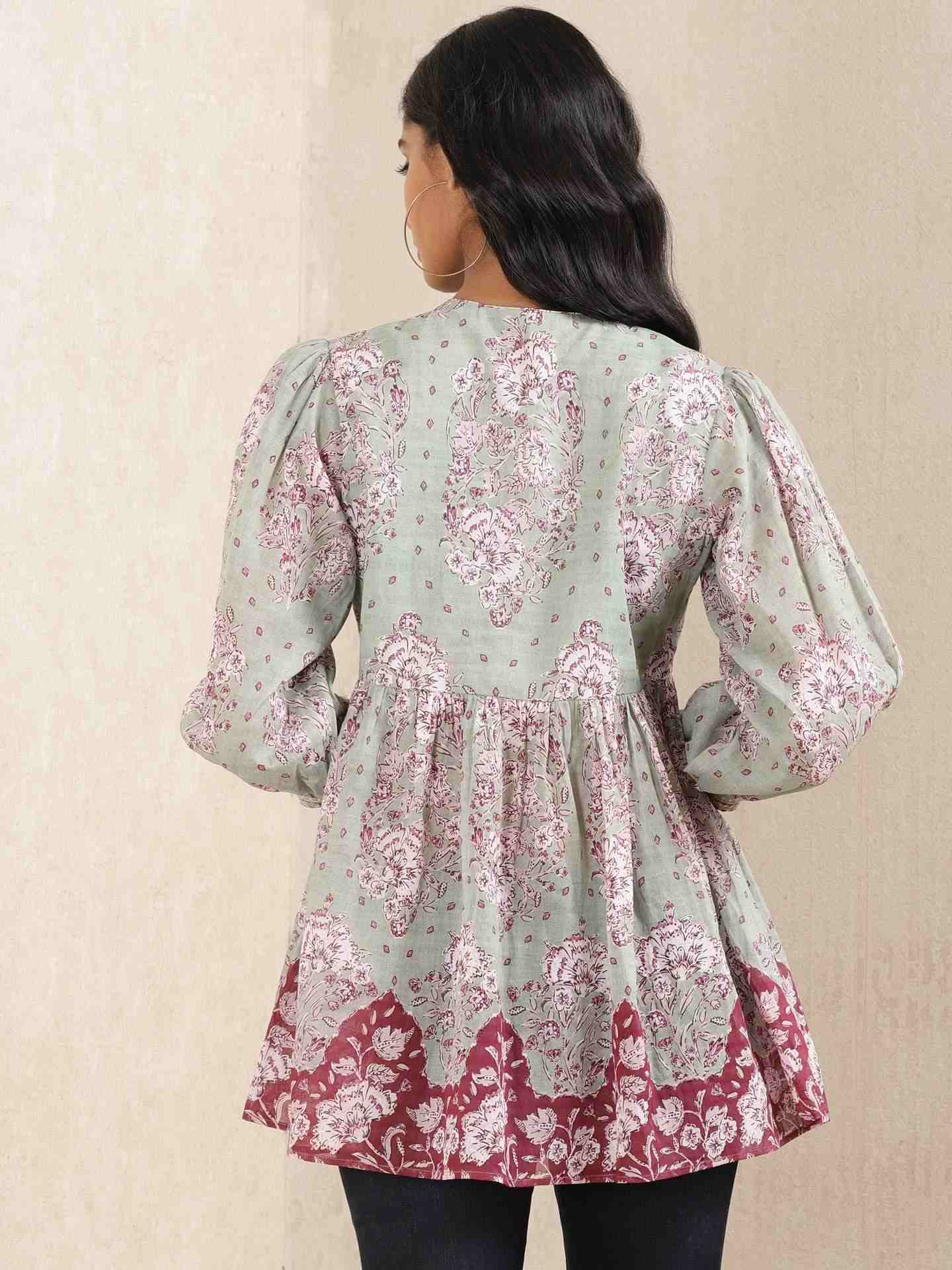 Mint Ratrani Kurti