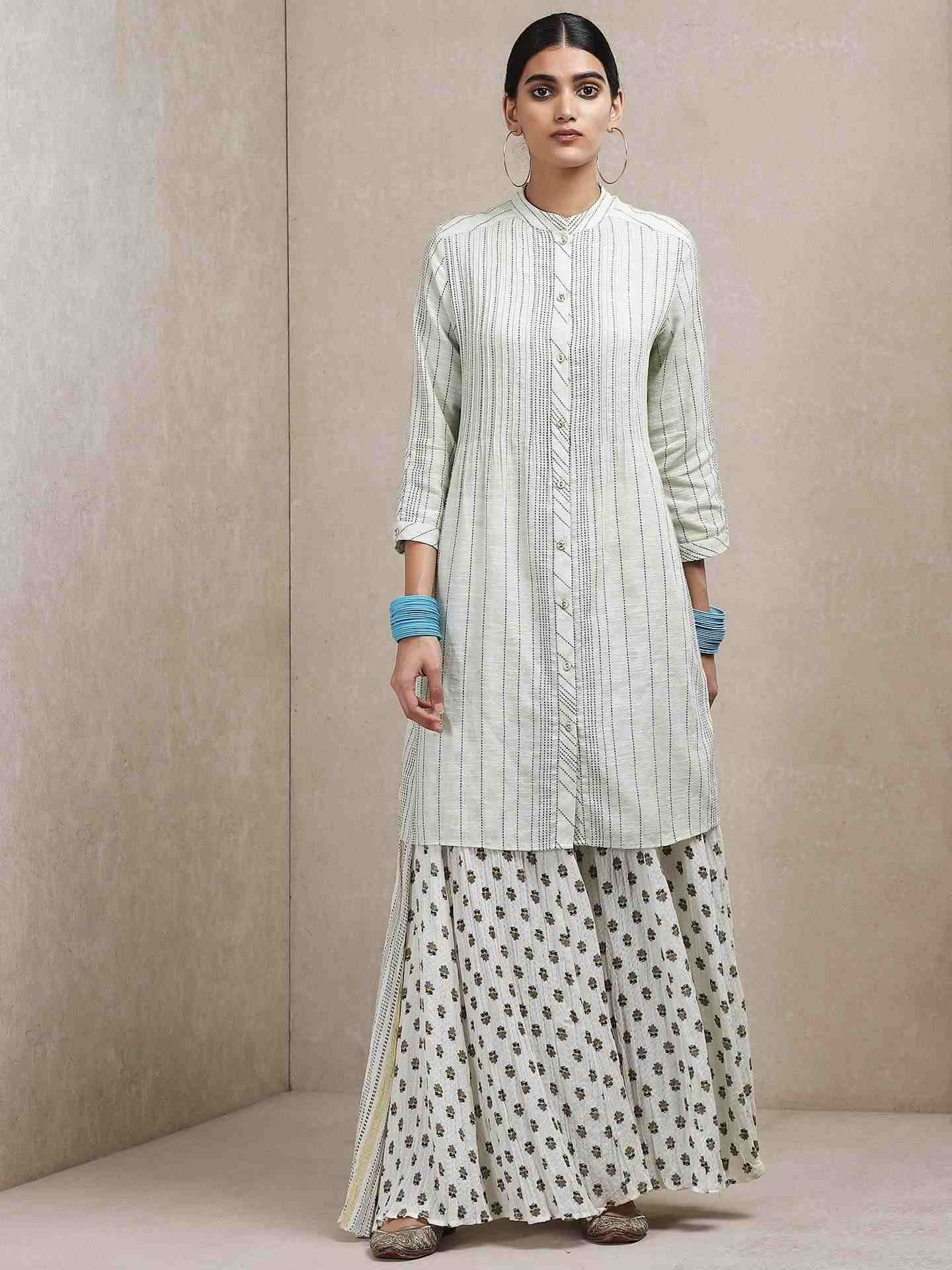Mint Classic Cotton Kurti