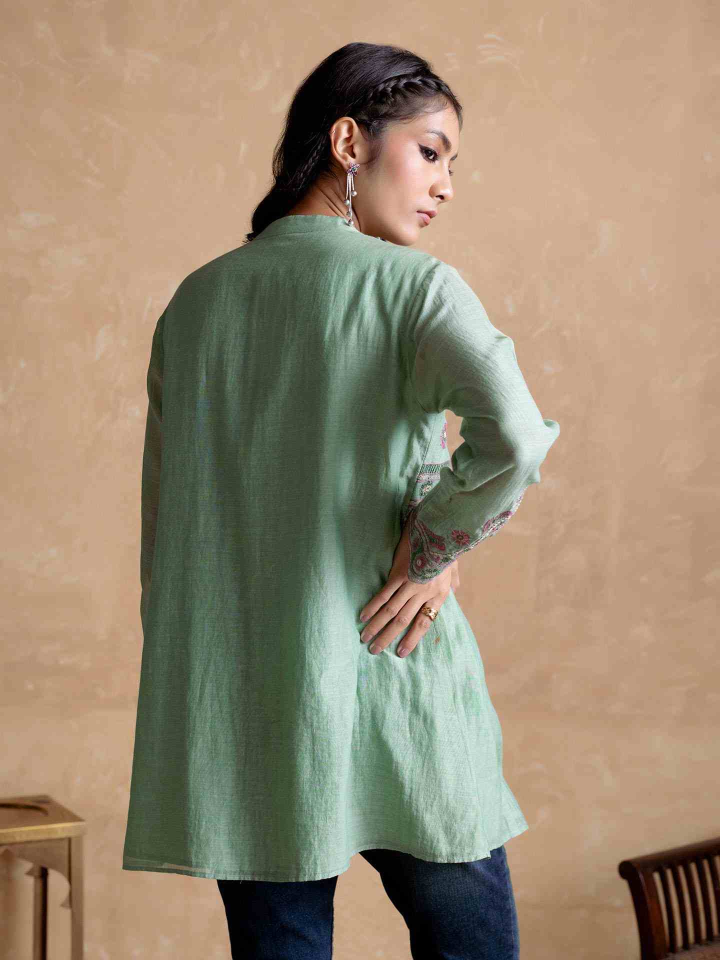 Green Dharohar Kurti