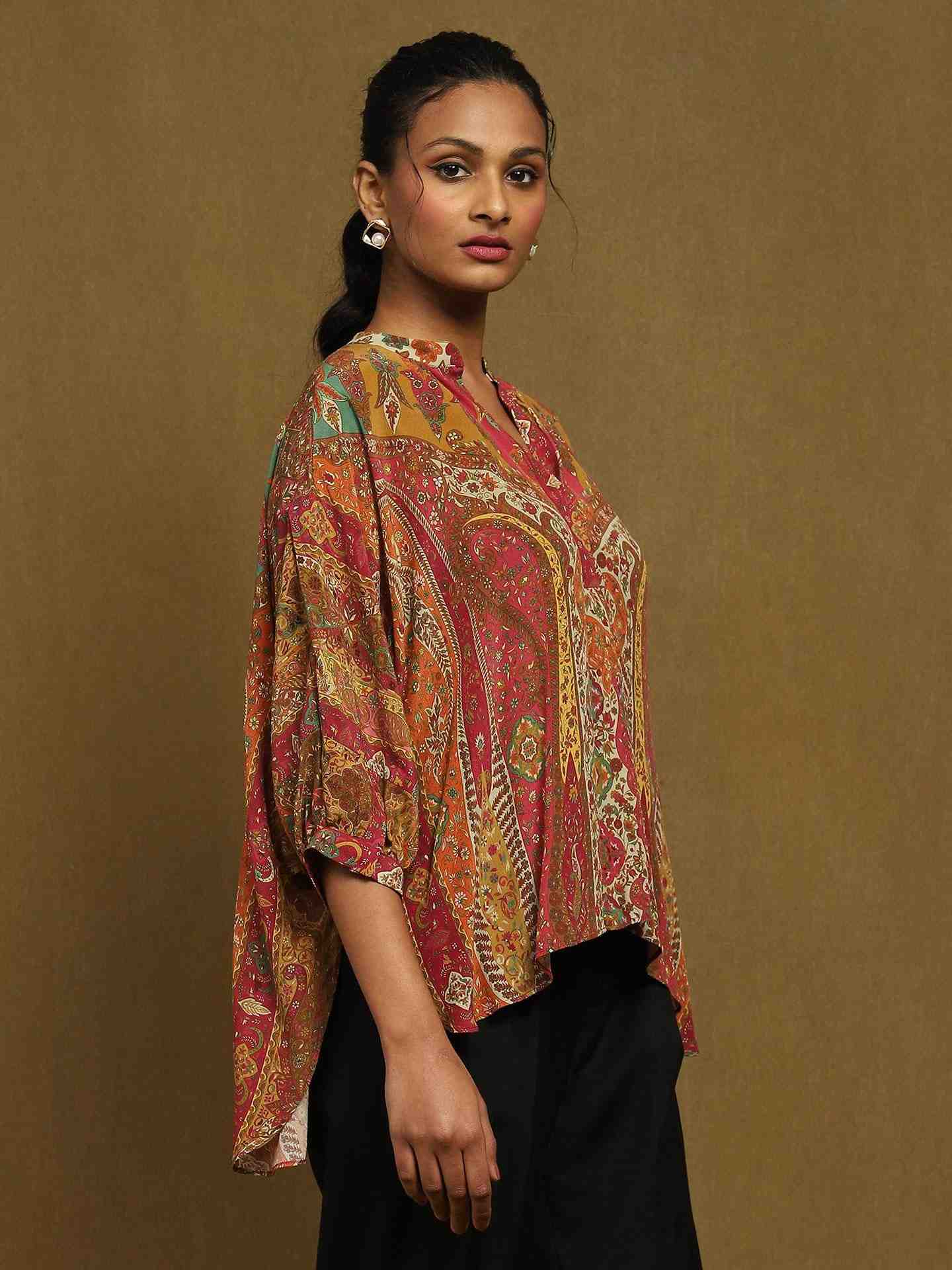 Multi Jaisalmer Kaftan Top