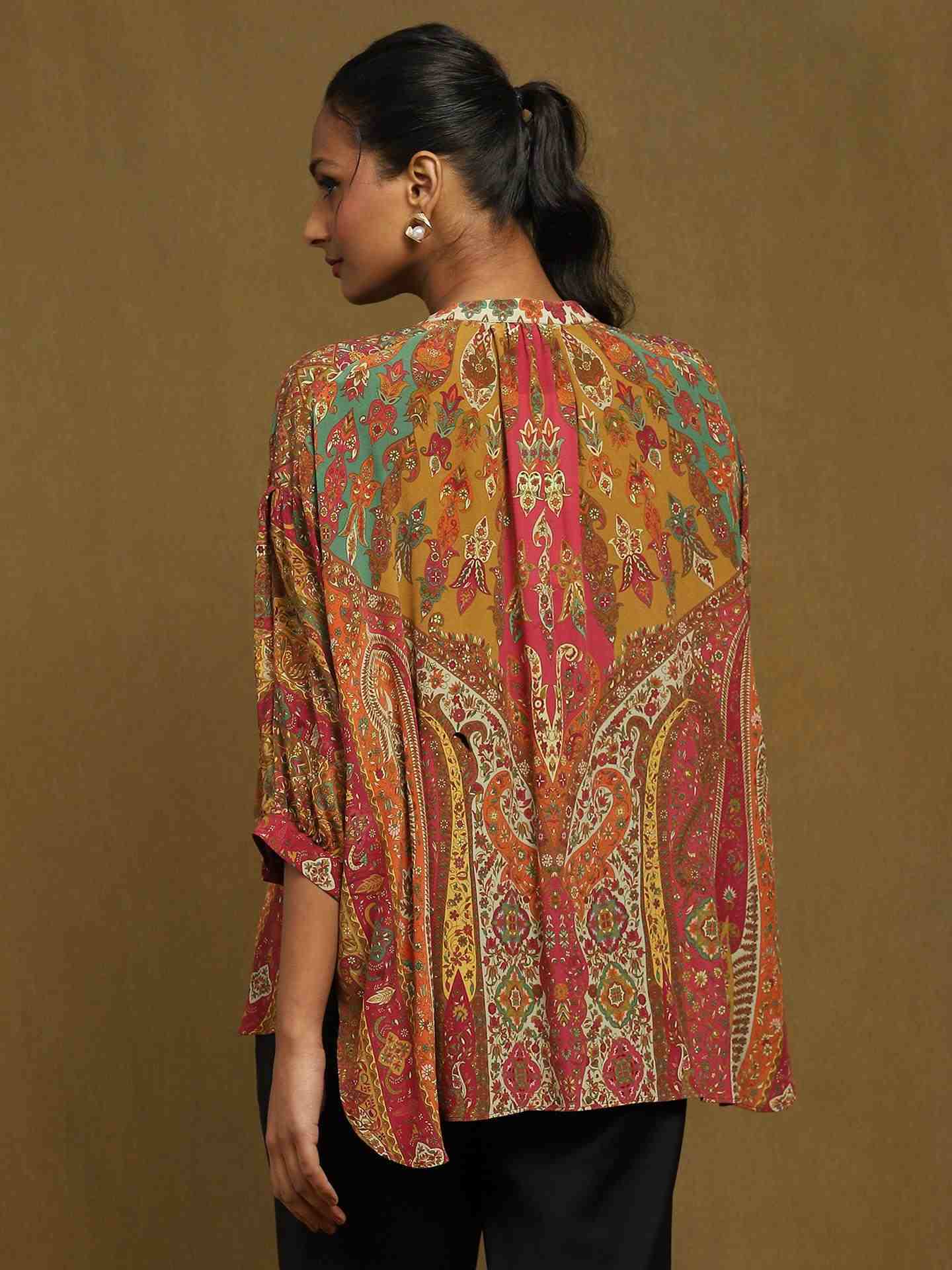 Multi Jaisalmer Kaftan Top