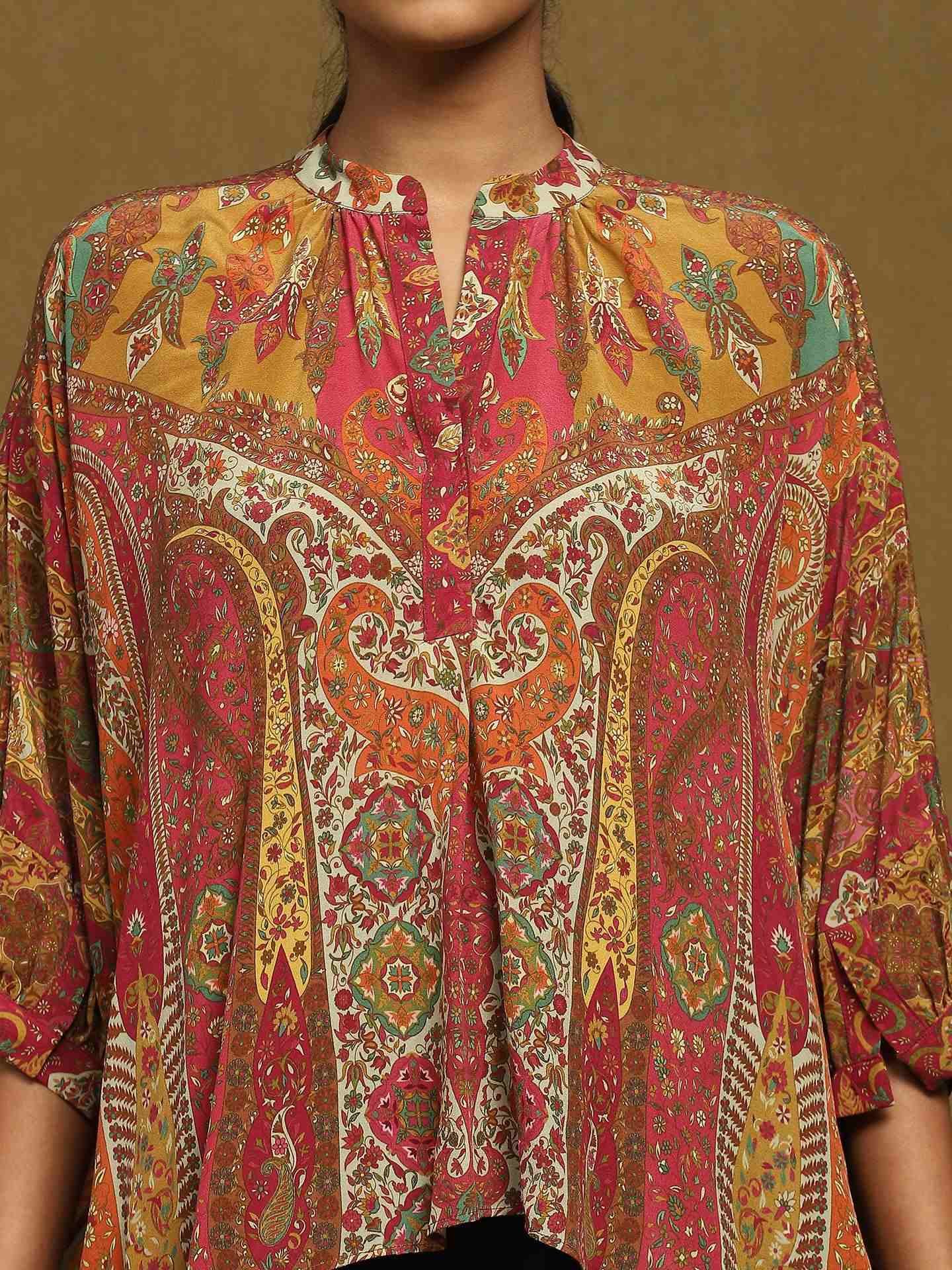 Multi Jaisalmer Kaftan Top